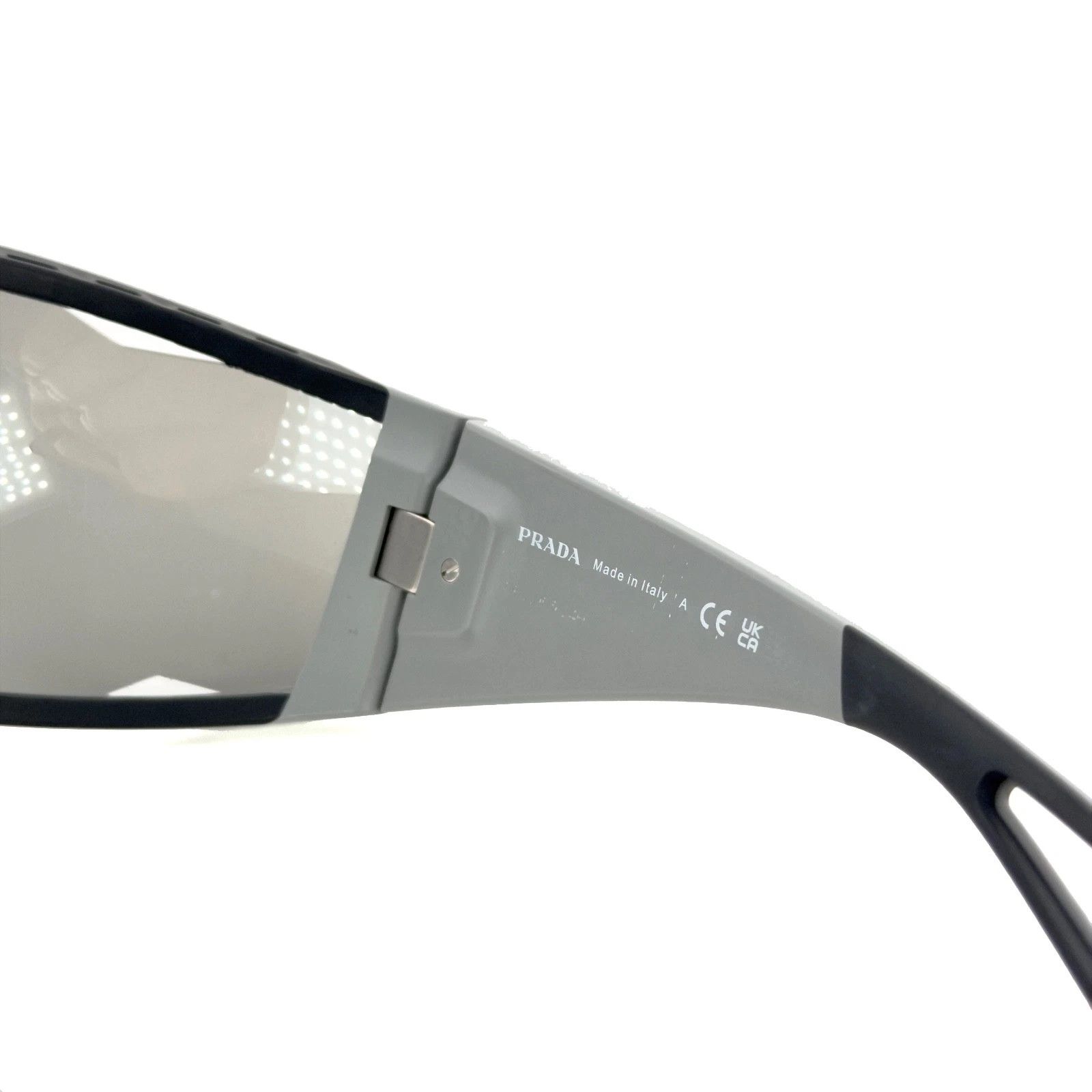 Prada PRADA A04 Linea Rossa Sport Active Silver Sunglass PSA04S Size ONE SIZE - 7 Thumbnail