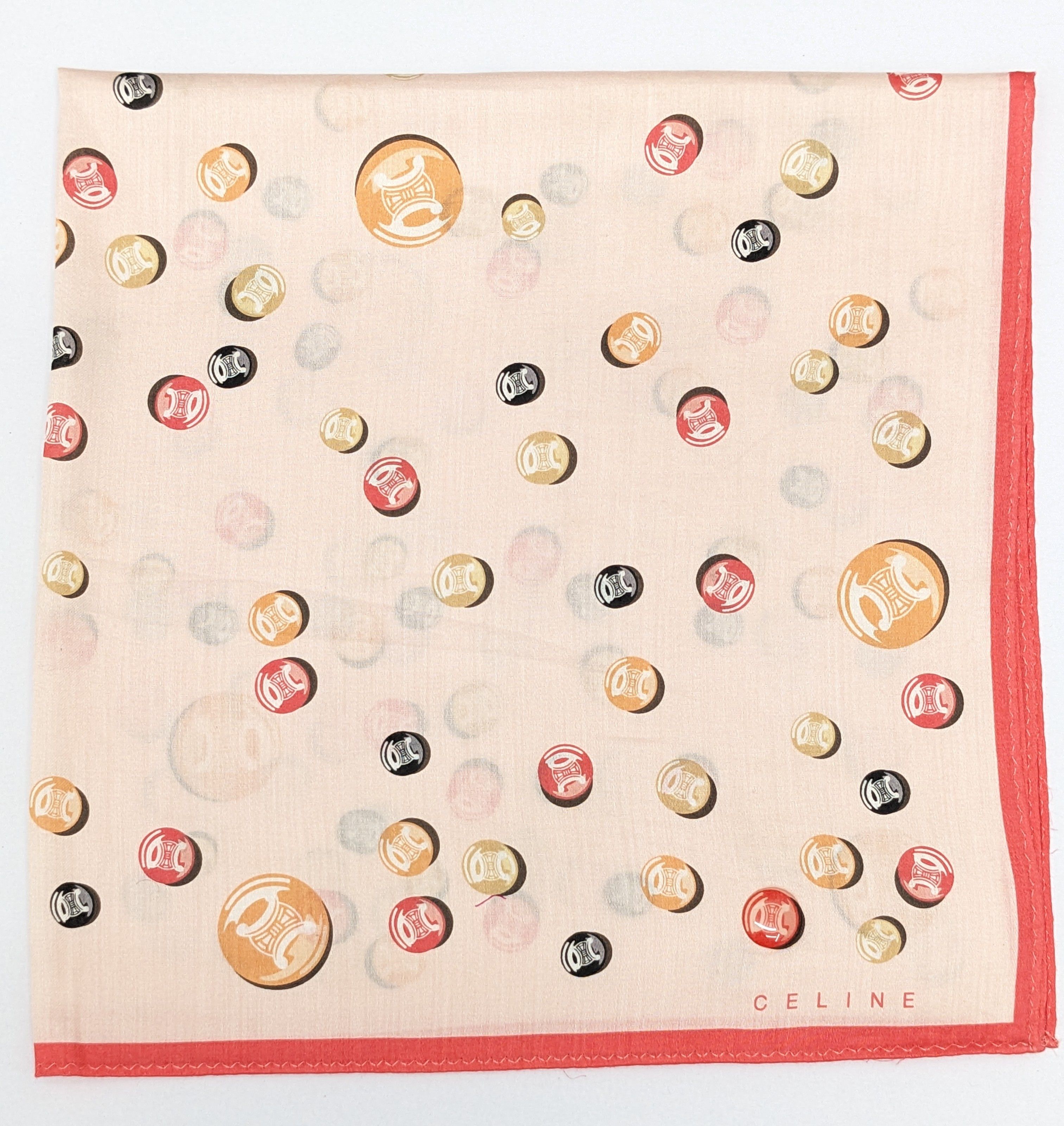 Celine CELINE Vintage Handkerchief Triomphe Macadam Size ONE SIZE - 1 Thumbnail