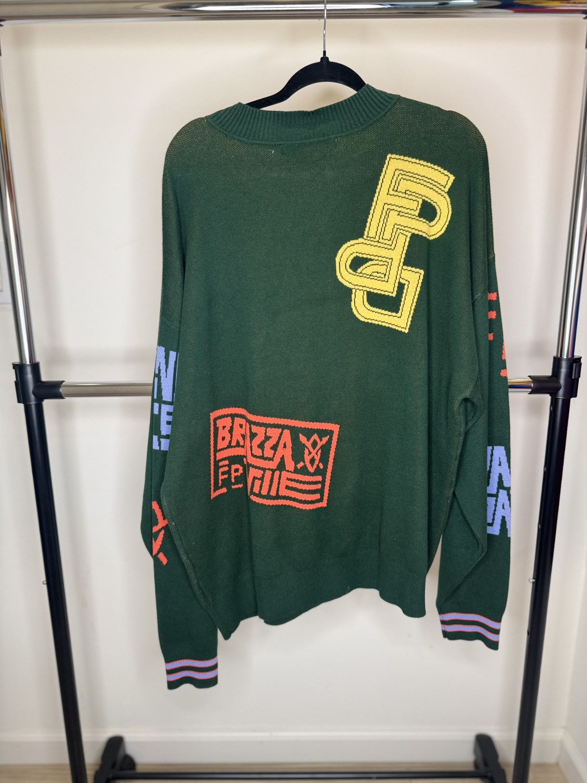 Daily Paper Daily Paper x Filling Pieces Brazzaville Knitted Sweater Size US XL / EU 56 / 4 - 3 Thumbnail