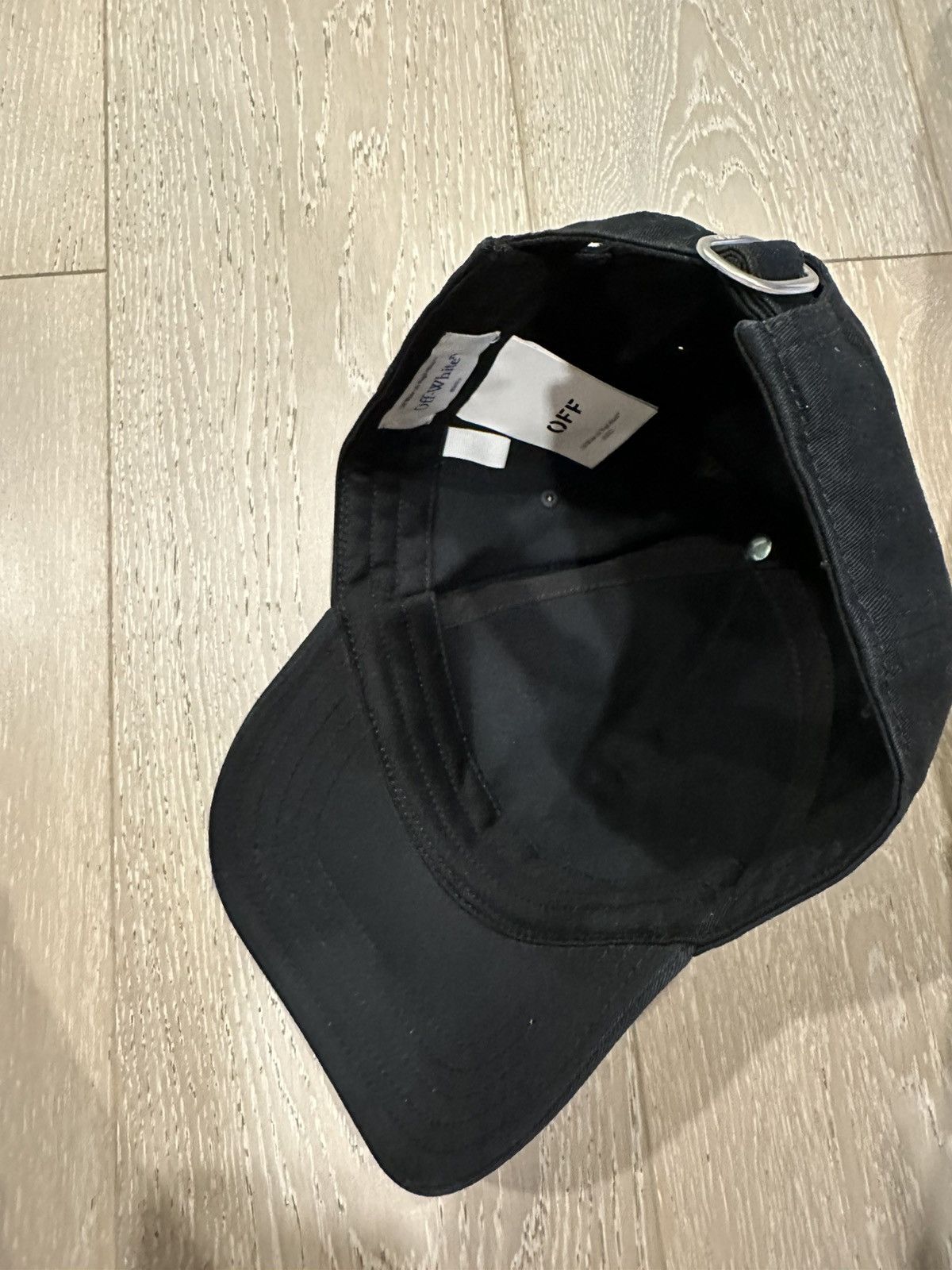 Off-White Off-White OW Drill Baseball Cap Black Size ONE SIZE - 9 Thumbnail