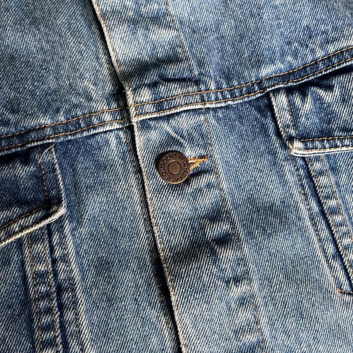 Britches Vintage 1990s Britches Light Wash Denim Jean Trucker Jacket Size US XL / EU 56 / 4 - 8 Thumbnail
