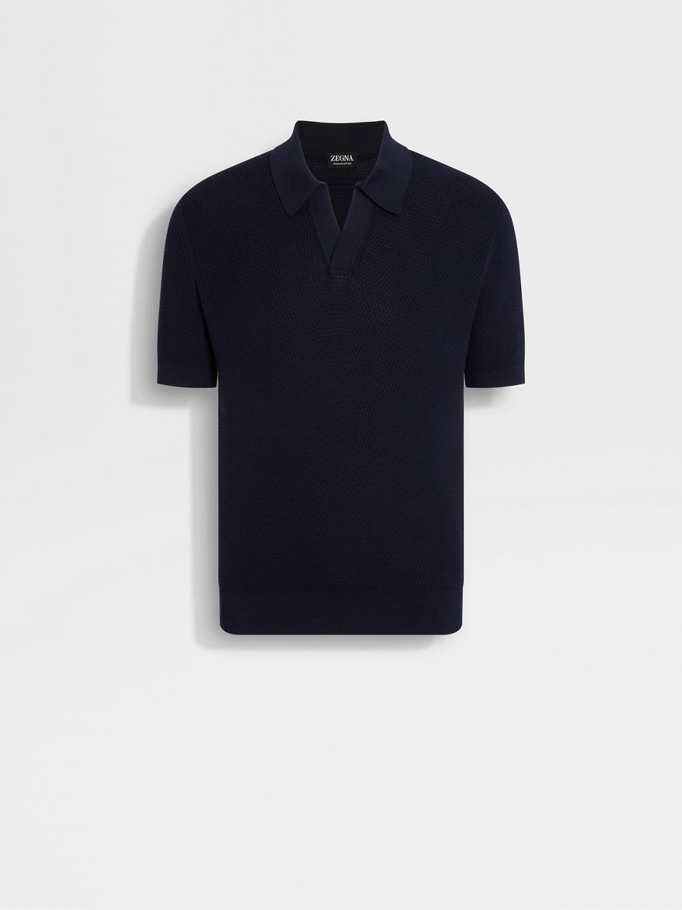 Ermenegildo Zegna o1s1rm0225 RUDC95A7 Polo Shirt in Navy Blue Size US S / EU 44-46 / 1 - 1 Thumbnail