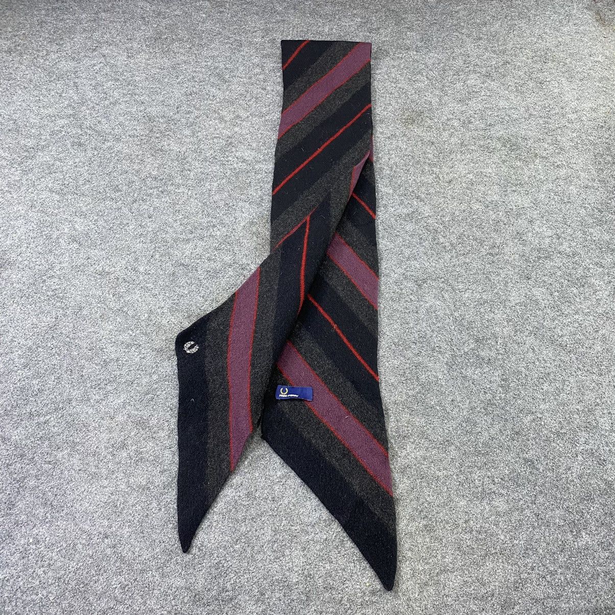 Fred Perry × Vintage Fred Perry Scarf / Muffler / Neckwear T1303 Size ONE SIZE - 4 Thumbnail