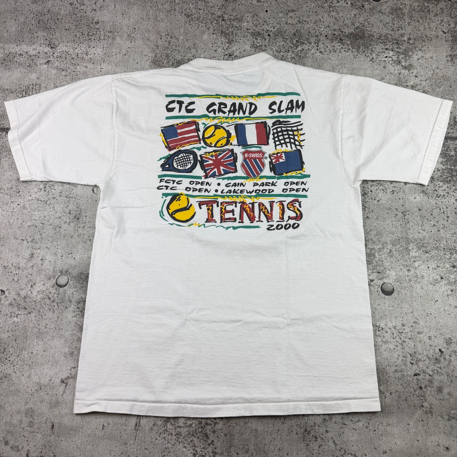 All Sport CTC Grand Slam Tennis Shirt 200 Size Large Y2K Tennis Shirt Size US L / EU 52-54 / 3 - 3 Thumbnail