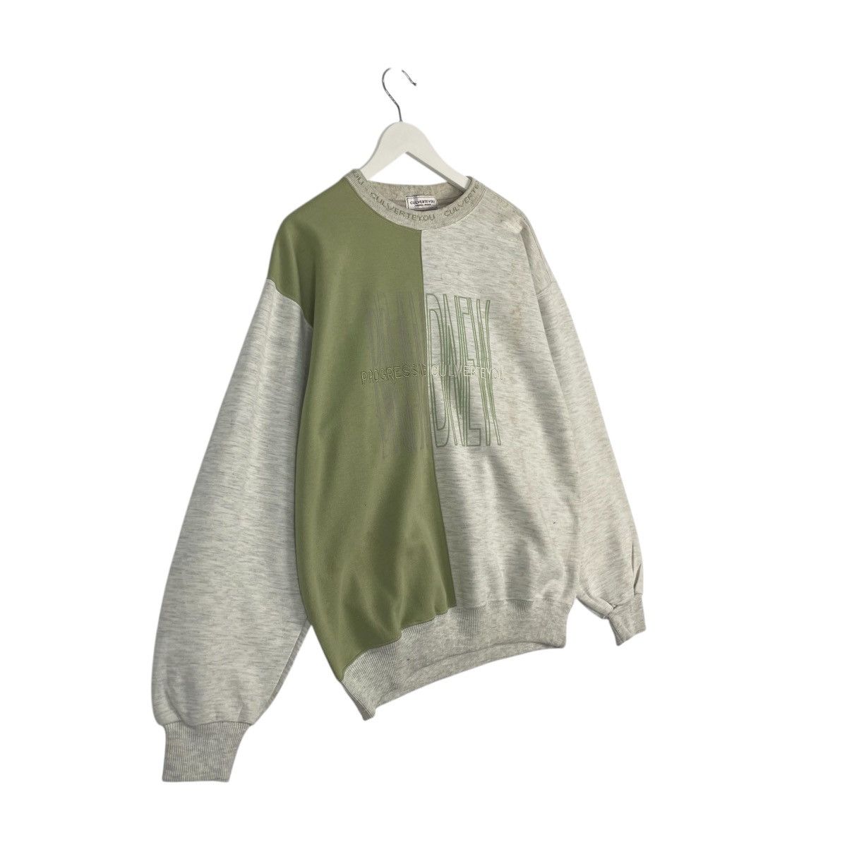 Designer × Vintage vintage Hoodie/sweater progressive culverteyou - Size US L / EU 52-54 / 3 - 3 Thumbnail