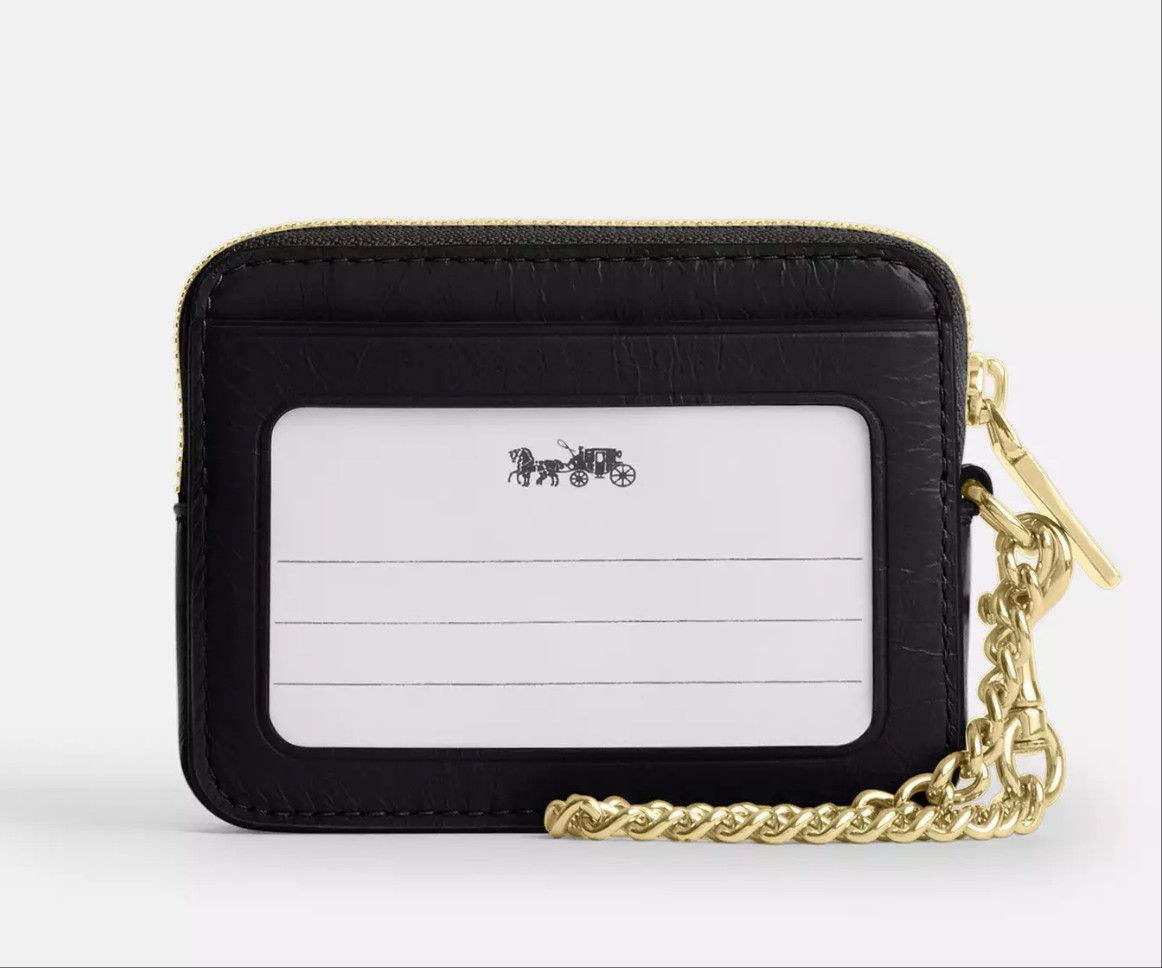 Coach Zip Card Case With Quilting CEC51 Size ONE SIZE - 2 Thumbnail