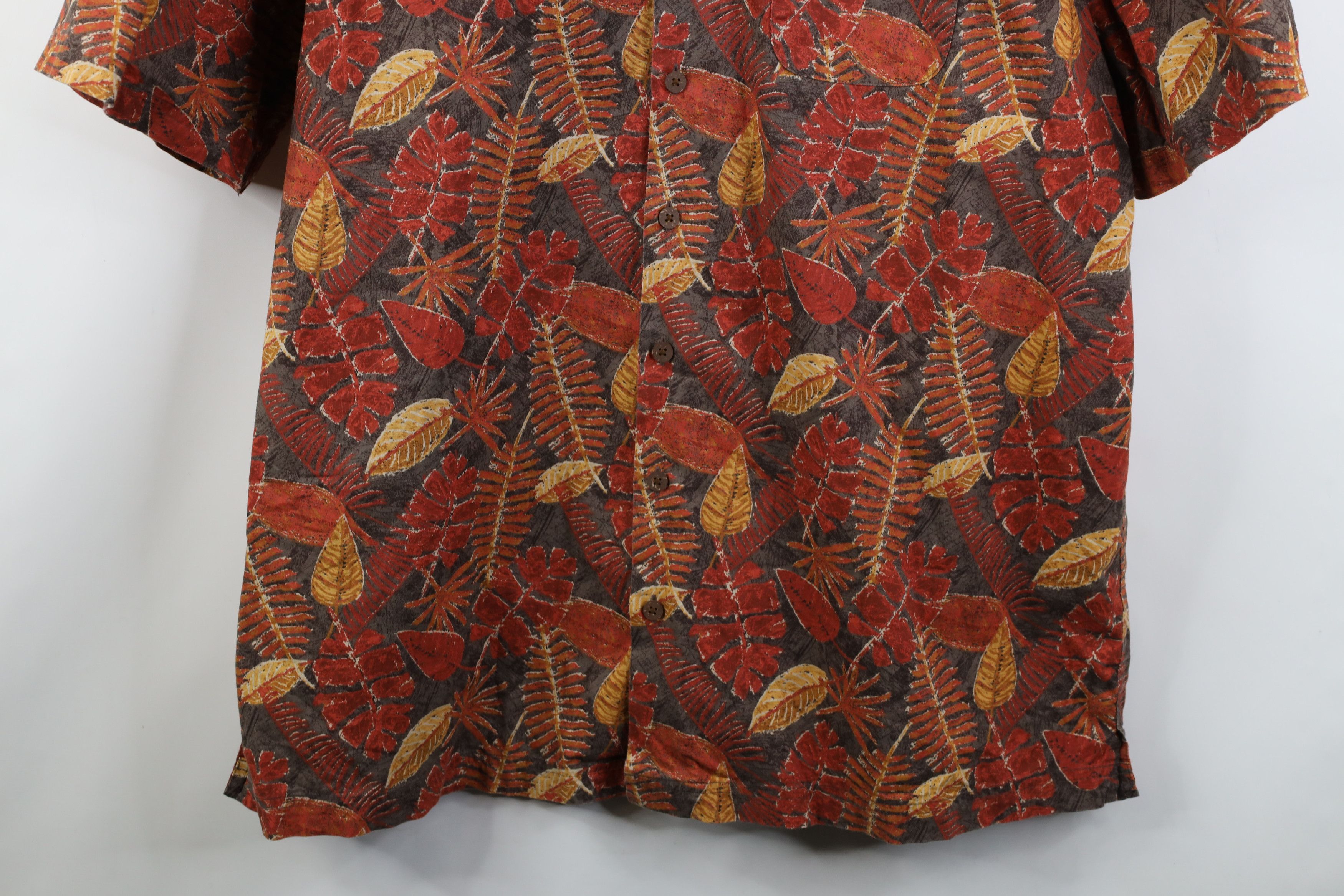 L.L. Bean Vintage 90s Y2K LL Bean Hawaiian Short Sleeve Button Shirt Size US XL / EU 56 / 4 - 3 Thumbnail