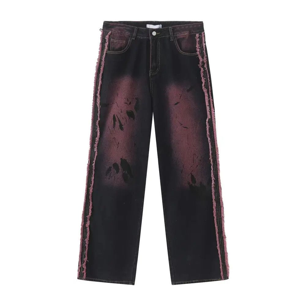 Japanese Brand × Jean Hip Hop Street Harajuku Loose Jeans Size US 32 / EU 48 - 3 Thumbnail