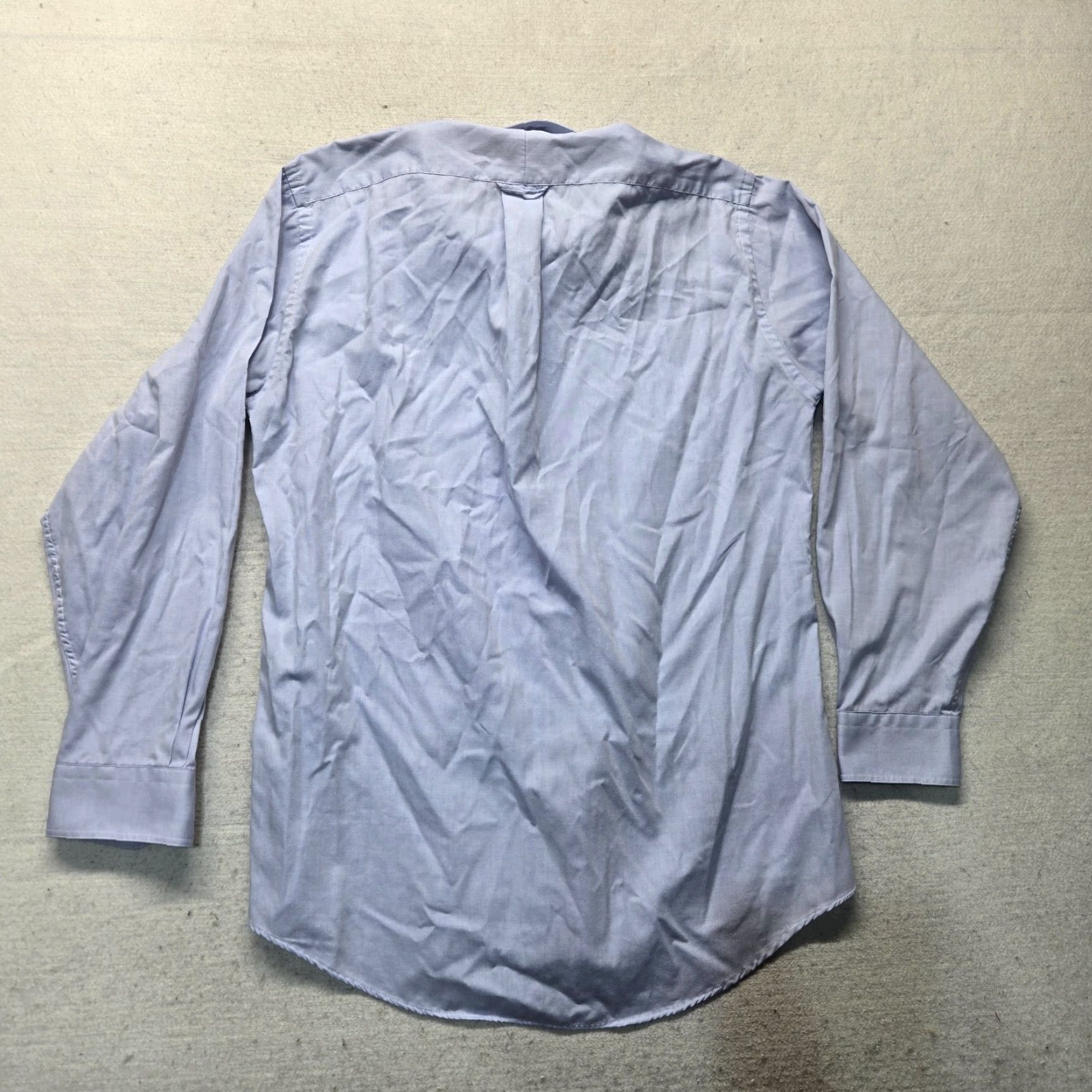 Stafford Stafford Shirt Adult Men 16 34 Blue Long Sleeve Button-Up Casual Cotton Blend Size US L / EU 52-54 / 3 - 7 Thumbnail