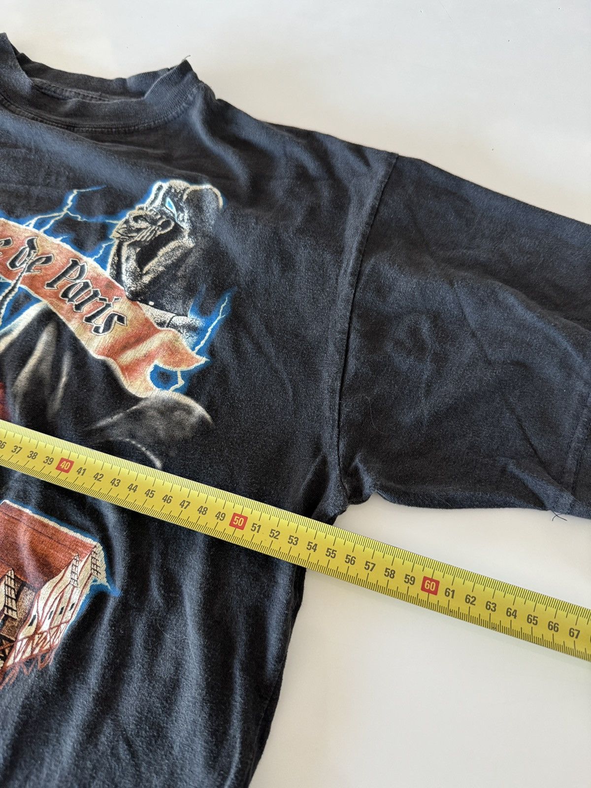 Vintage *RARE* VINTAGE PARIS NOTRE DAME CHURCH GOD QUASIMODO TV SHOW Size US XL / EU 56 / 4 - 9 Thumbnail
