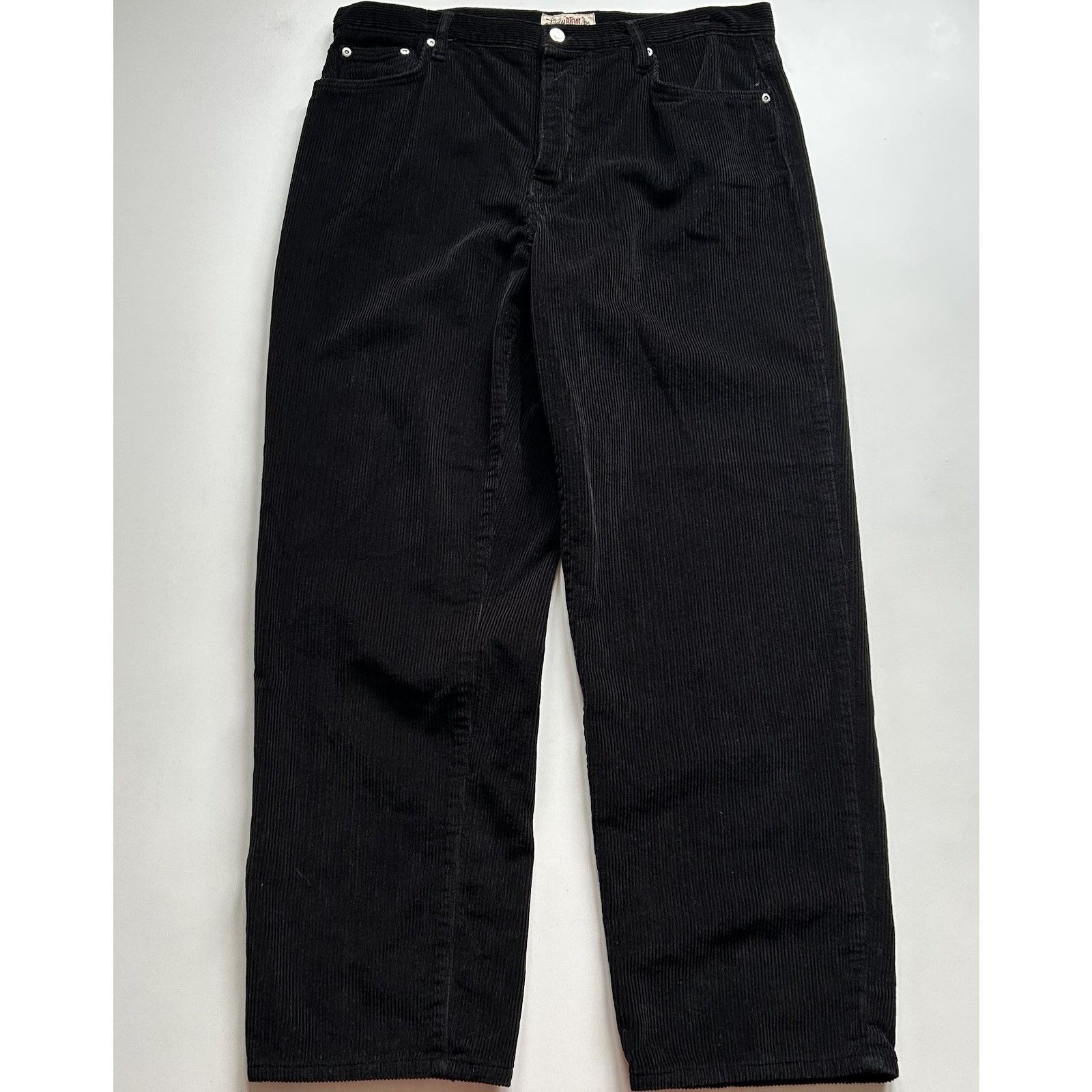 Stussy Stussy City Link Denim Big Ol Jeans Black | Grailed