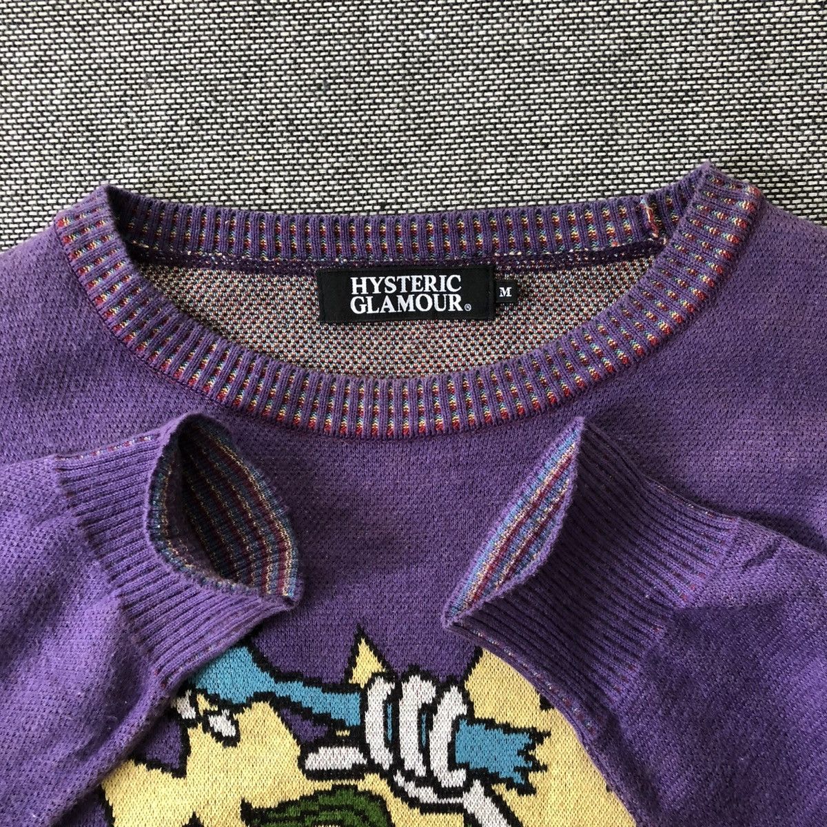 Hysteric Glamour HYSTERIC GLAMOUR Strawberry Rocker Knit Sweater Size US S / EU 44-46 / 1 - 7 Thumbnail