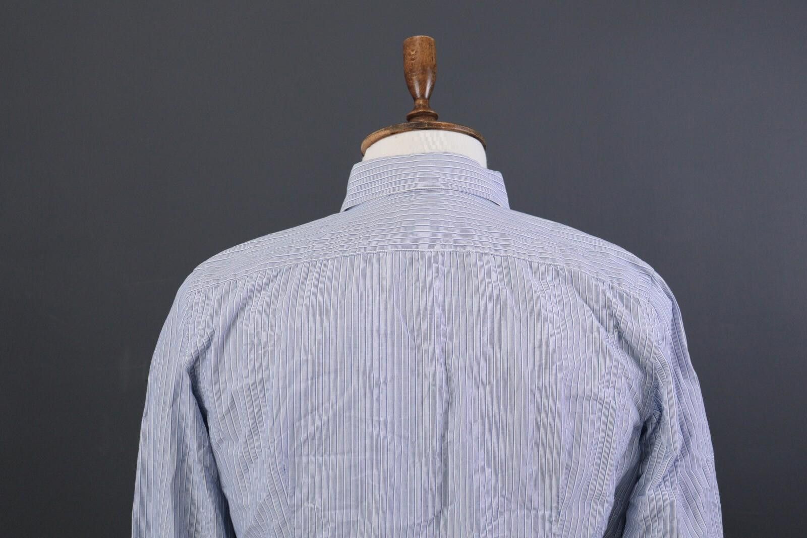 La Martina La Martina Argentina Blue Stripe Dress Shirt Size L Size US L / EU 52-54 / 3 - 8 Thumbnail