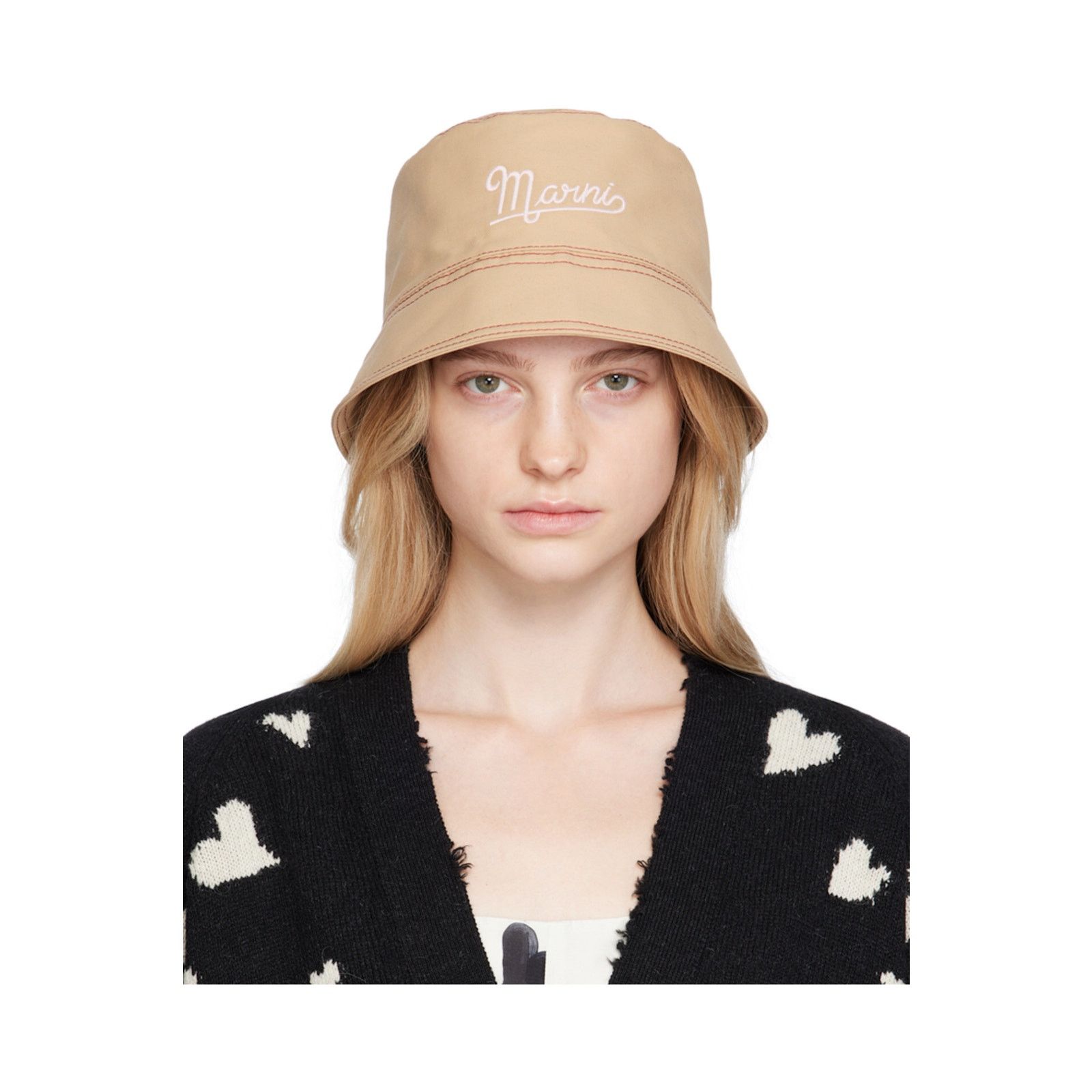 Marni Marni Embroidered Bucket Hat NWT Size ONE SIZE - 2 Thumbnail