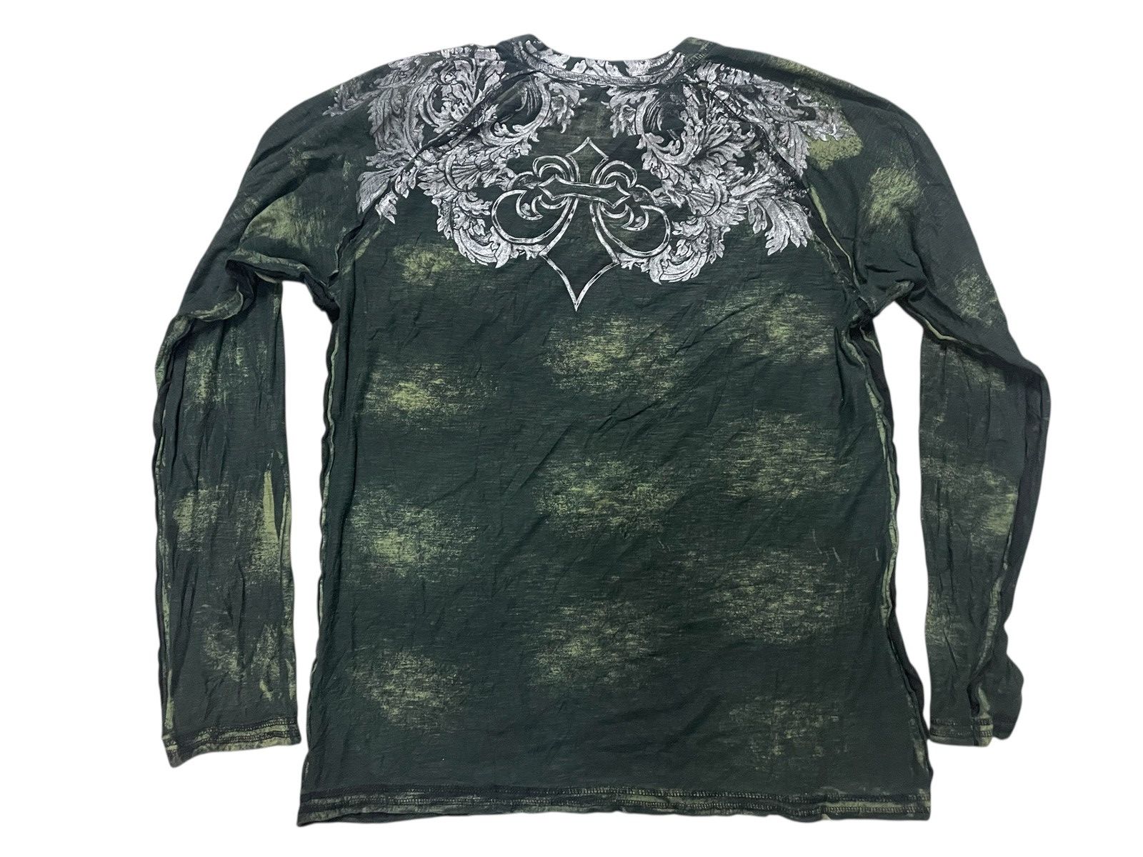 Affliction Affliction Live Past Chrome Heart Design Made in Usa Size US XL / EU 56 / 4 - 2 Thumbnail