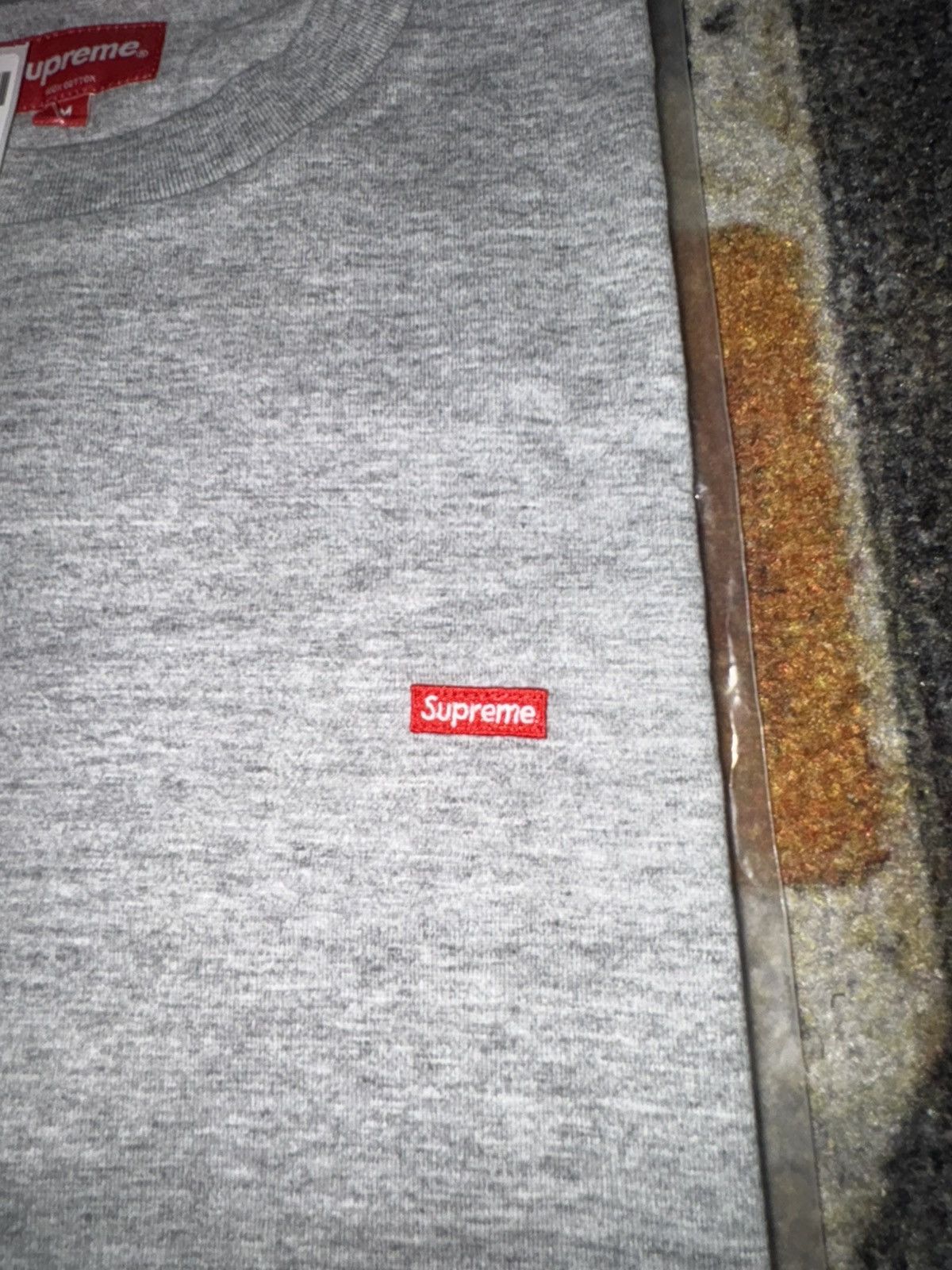 Supreme Supreme Small Box S/S Tee Grey Size US M / EU 48-50 / 2 - 2 Thumbnail