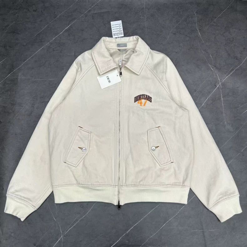 Dior dior x denim tears cream denim jacket-dmc Size US XXL / EU 58 / 5 - 1 Thumbnail