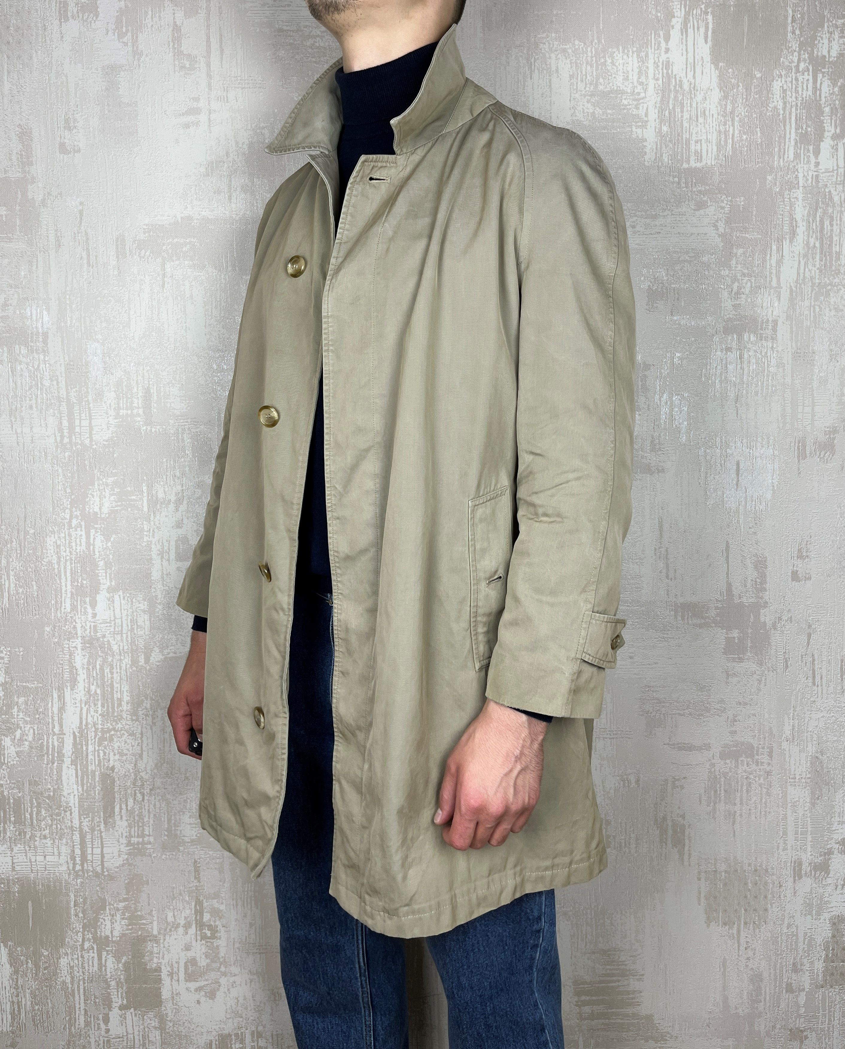 DAKS Vintage Daks London Check Lining Trench Coat Jacket Size US M / EU 48-50 / 2 - 10 Thumbnail