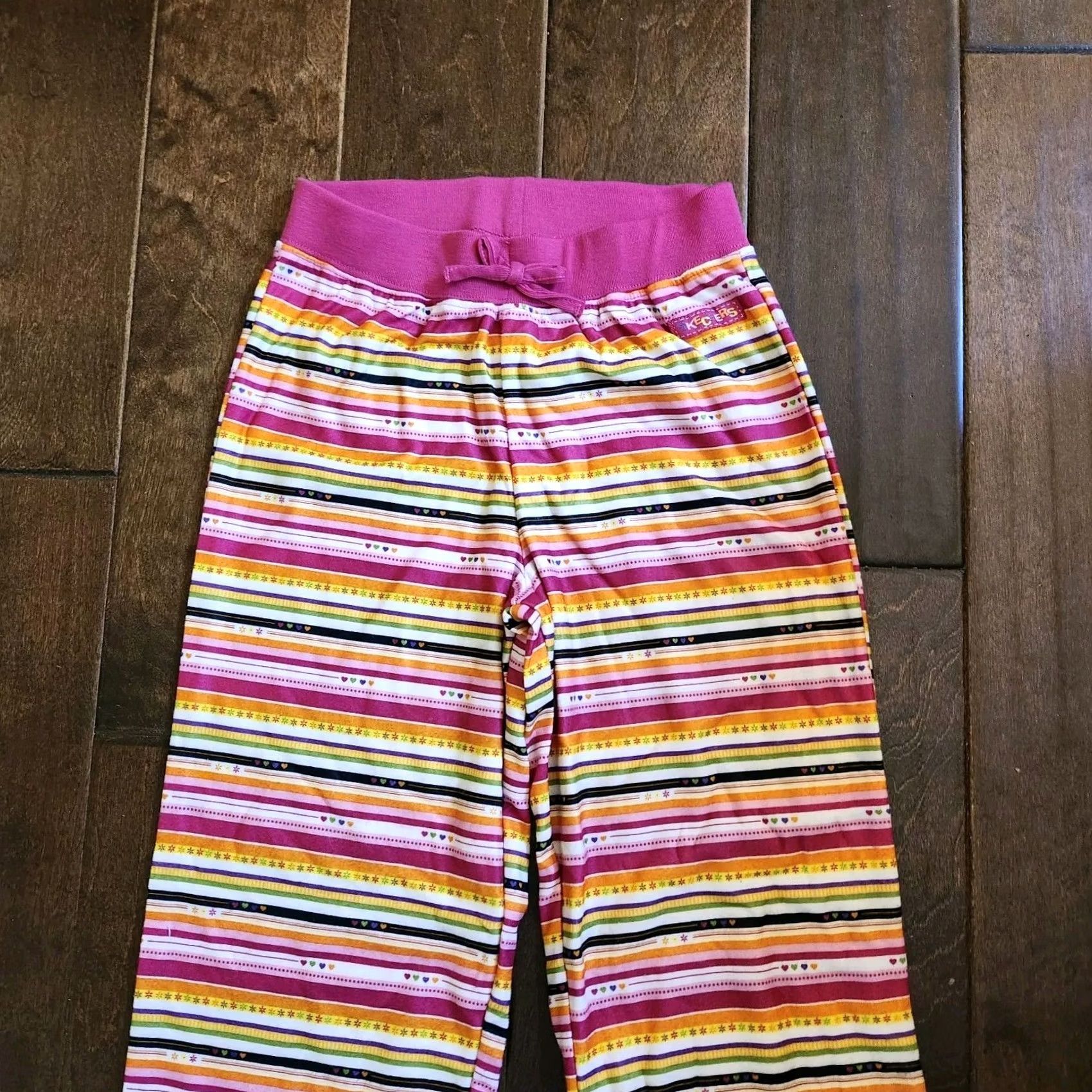 SKECHERS Skechers Sleepwear Pants Striped Multicolor - Juniors 7/8 - Women's Pajama Pants - Polyester - Machine Washable - Colorful Sleepwear Size 28" / US 6 / IT 42 - 4 Thumbnail