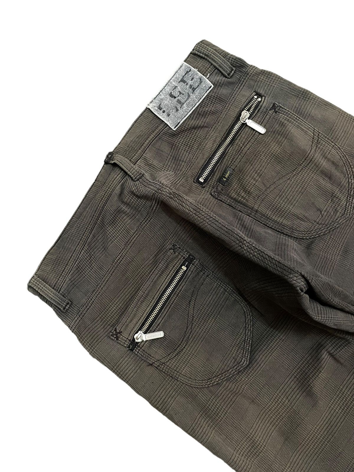 Lee Vintage Lee Rider Zippers Punk Bondage Style Plaid Pants Size US 33 - 11 Thumbnail