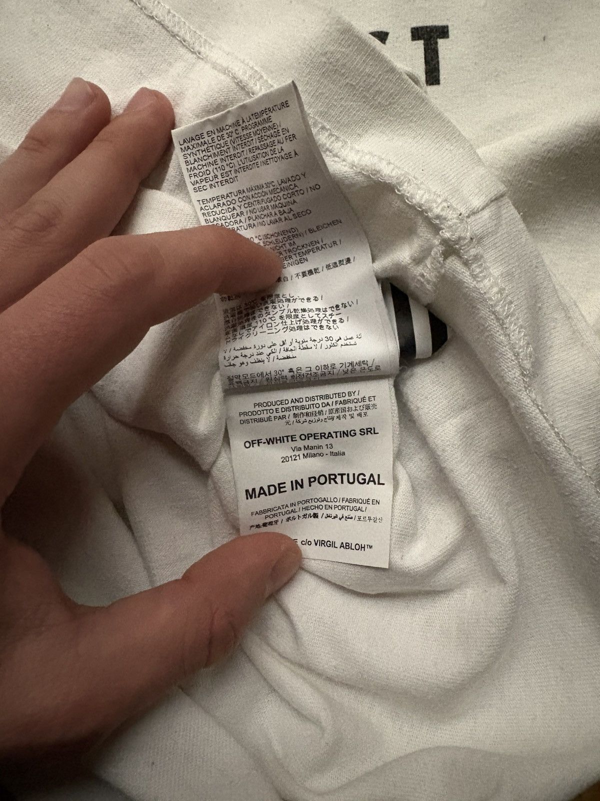 Off-White Off white tshirt Size US M / EU 48-50 / 2 - 6 Thumbnail