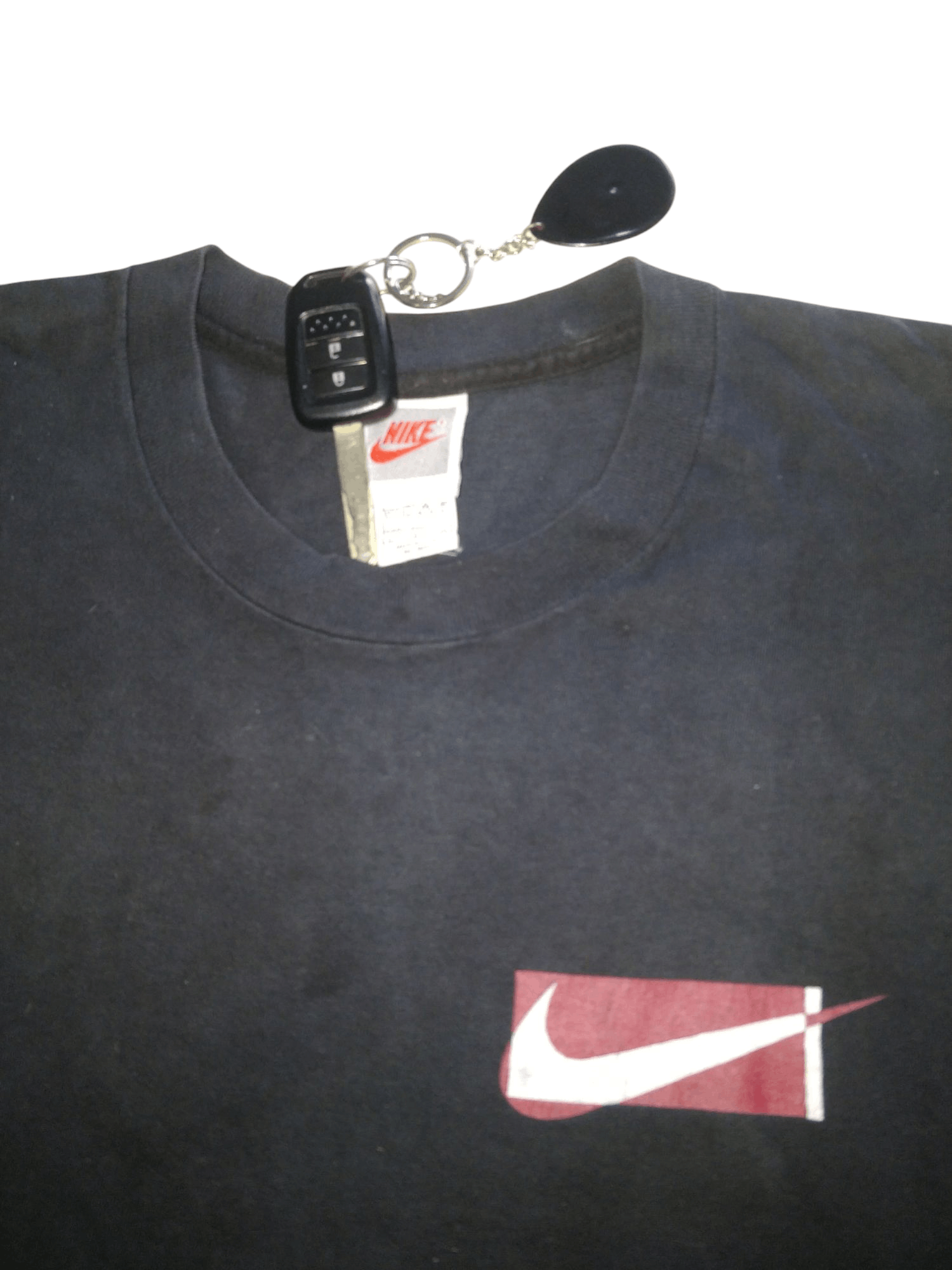 Nike × Vintage Vintage Nike Logo Box Grey Tag Size US L / EU 52-54 / 3 - 2 Thumbnail