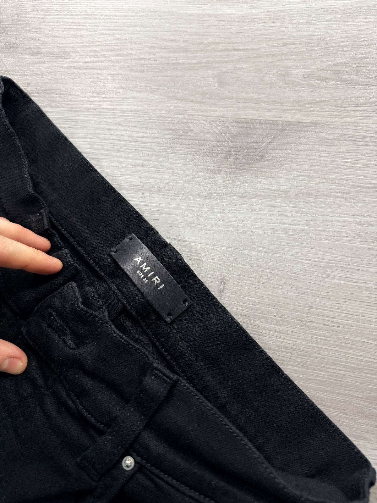 Amiri Amiri Black Flare Size US 28 / EU 44 - 3 Thumbnail