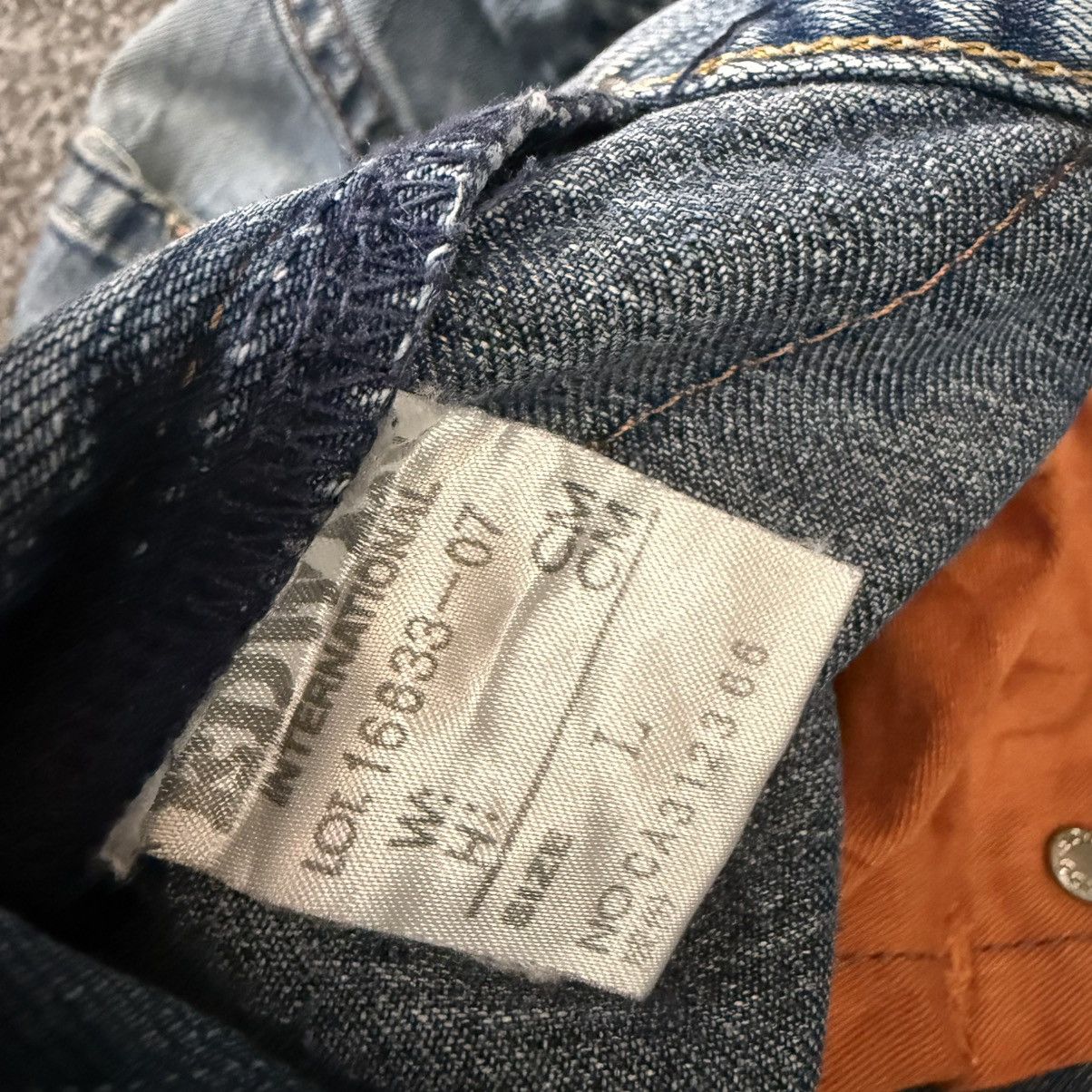 Affliction 🇯🇵 Vintage 90s Edwin Function Twisted Leg Distressed Denim Size US 34 / EU 50 - 14 Thumbnail