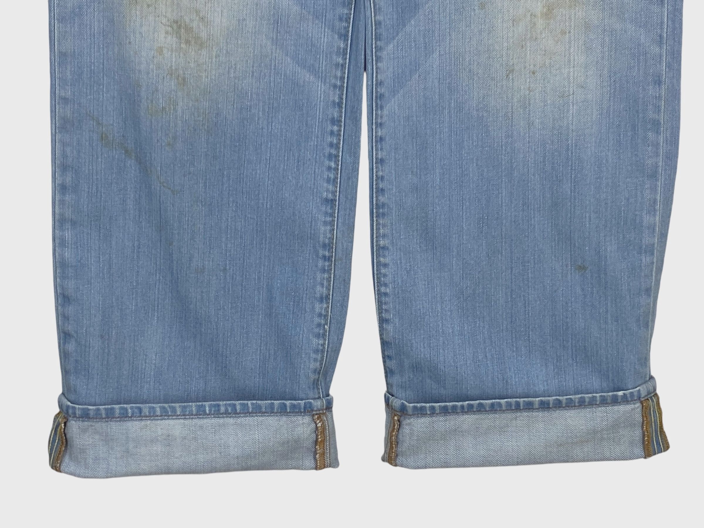 Lucky Brand × Vintage Lucky Brand Dungarees High Waisted Loose Jeans Size US 34 / EU 50 - 7 Thumbnail
