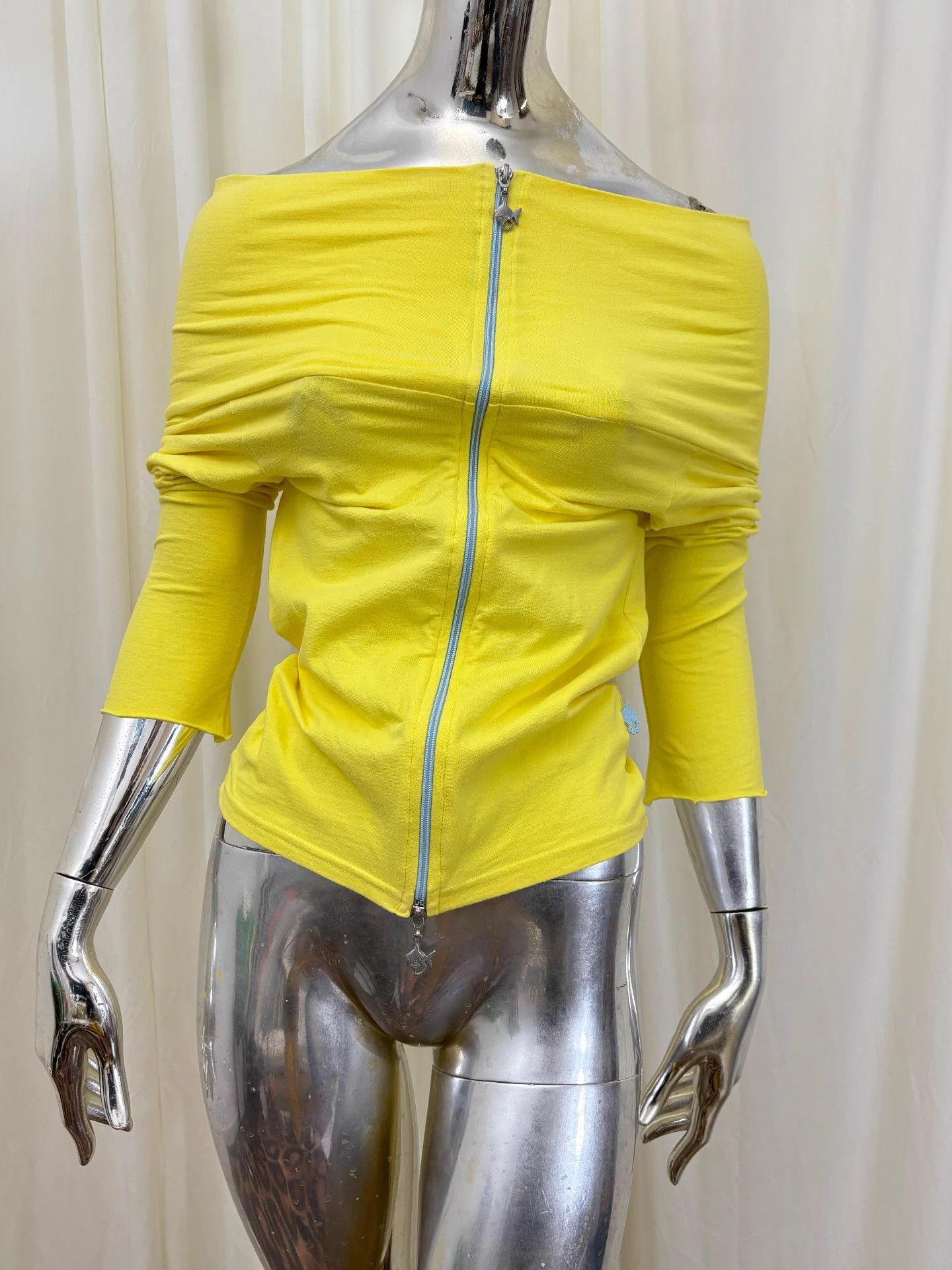 Other punkyfish UK 3/4 versatile zip bright yellow top Size XS / US 0-2 / IT 36-38 - 3 Thumbnail