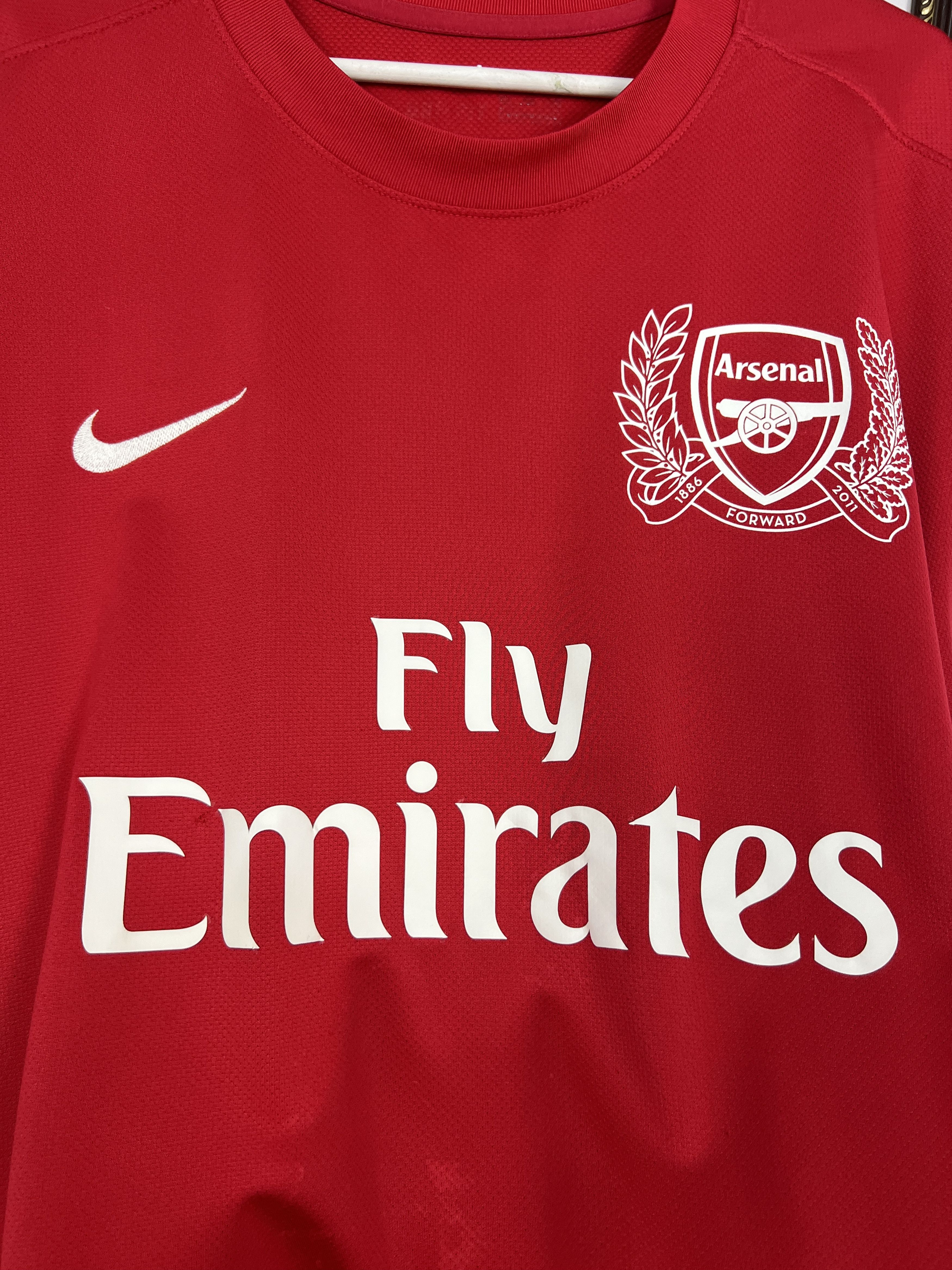 Nike Arsenal Home football shirt 2011 Soccer Nike Gunners 3XL Size US XXL / EU 58 / 5 - 3 Thumbnail