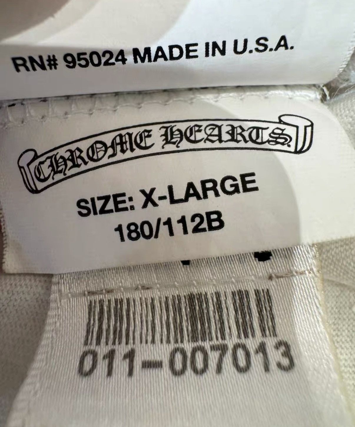 Chrome Hearts Chrome Hearts V-Neck with Triple Scout Flower Back Print Size US XL / EU 56 / 4 - 4 Thumbnail