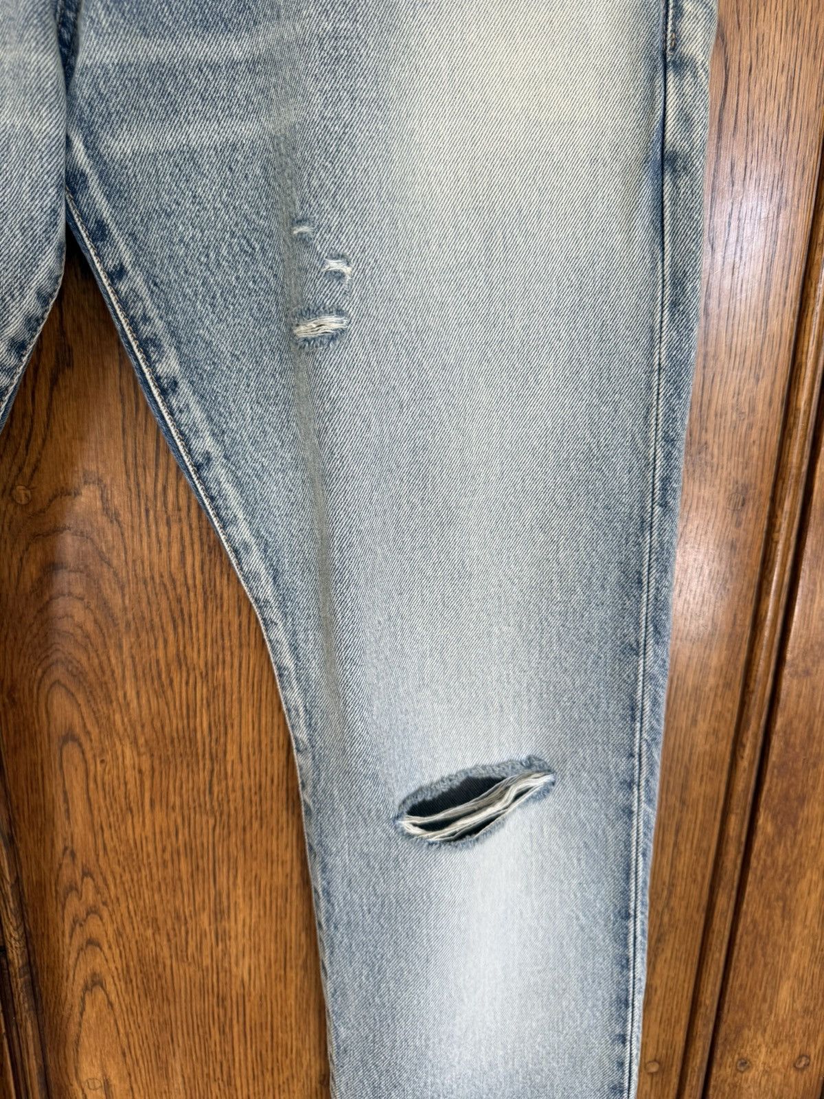 Saint Laurent Paris Saint Laurent Santa Monica wash rip trash jeans 32 grail d18 Size US 32 / EU 48 - 16 Thumbnail