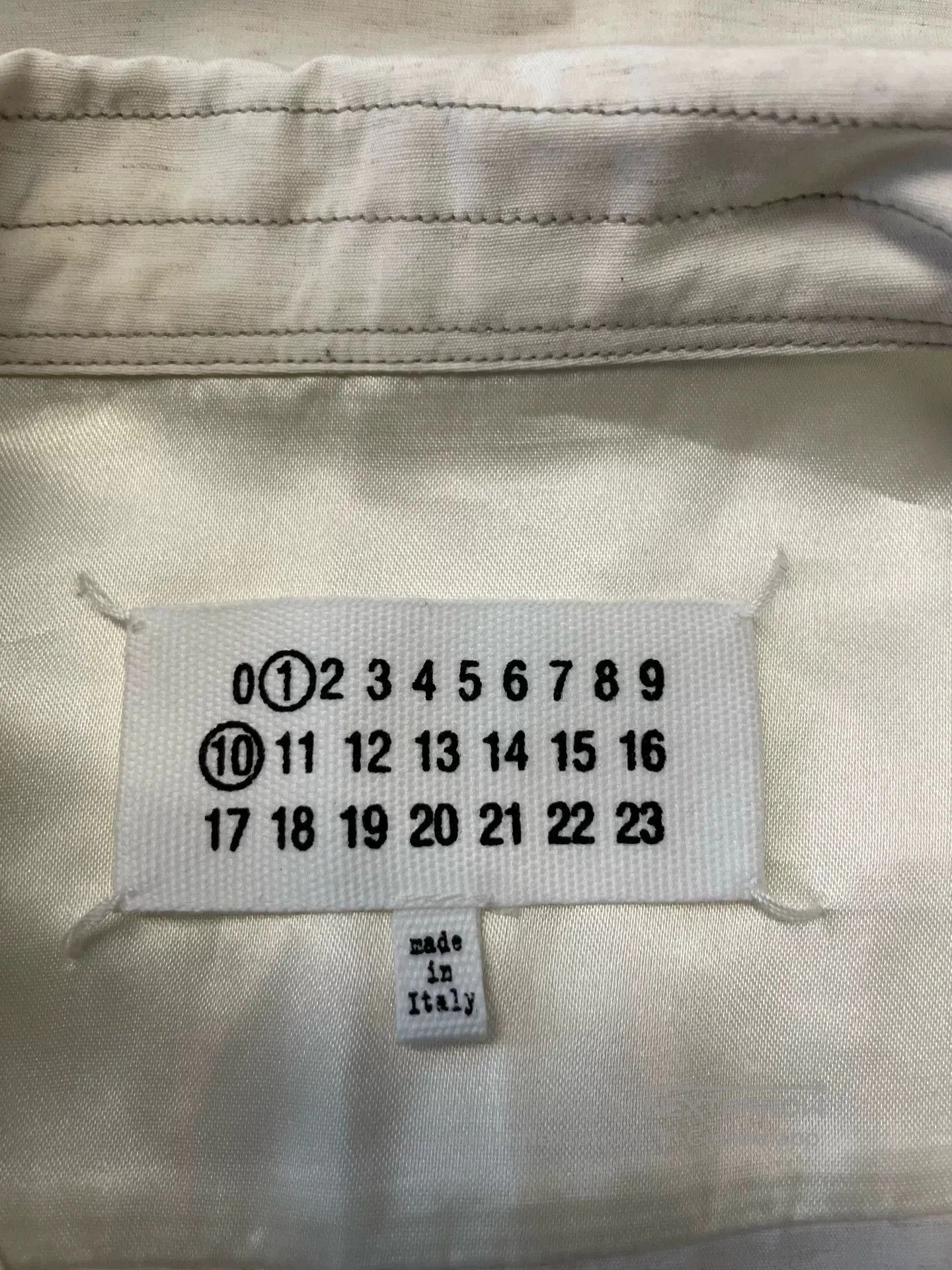 Maison Margiela Maison Margiela Beige Short-Sleeve Shirt. Size US M / EU 48-50 / 2 - 5 Thumbnail