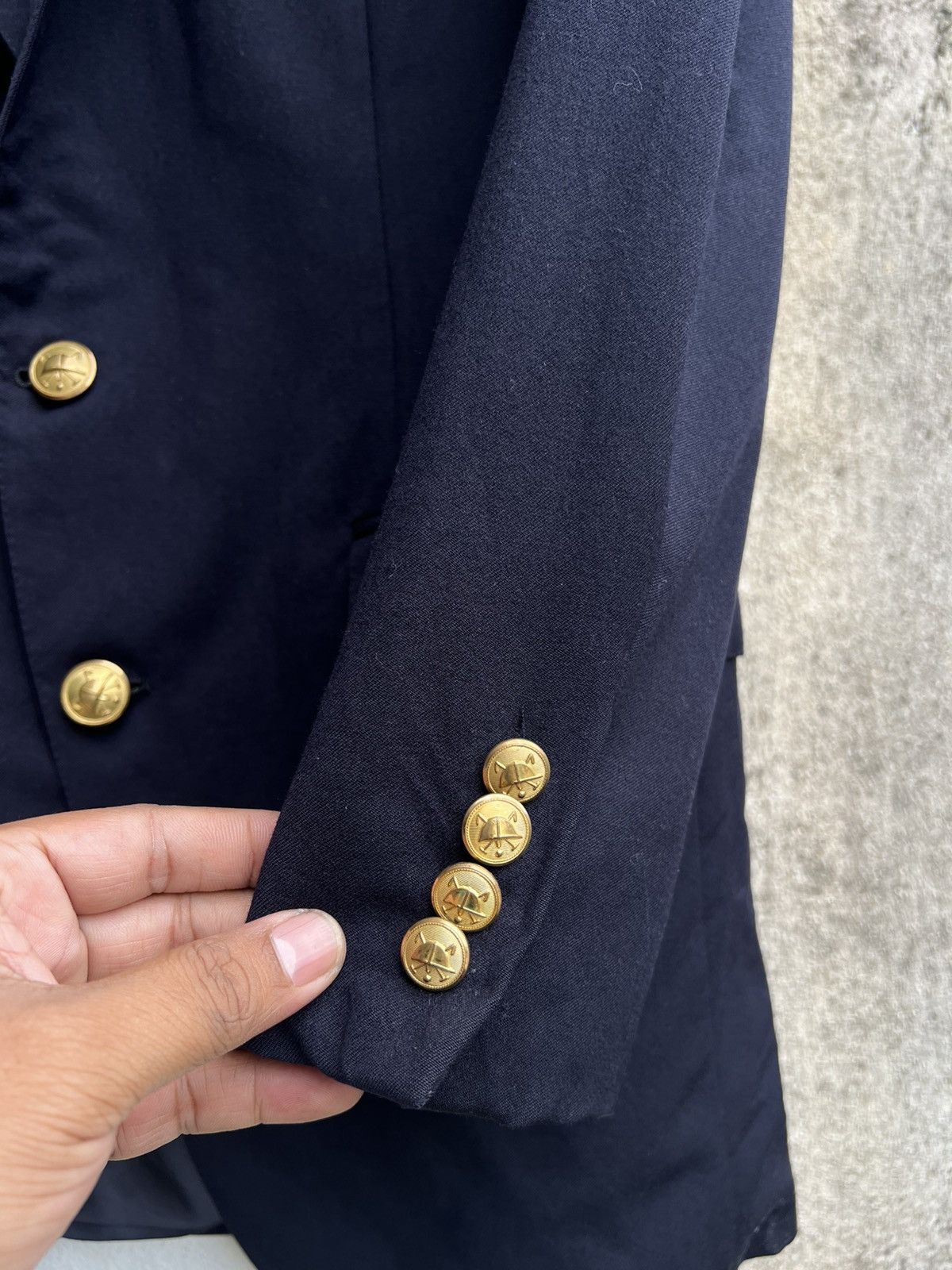 Polo Ralph Lauren Vintage Polo Ralph Lauren Blazer Gold Button Size 48L - 8 Thumbnail