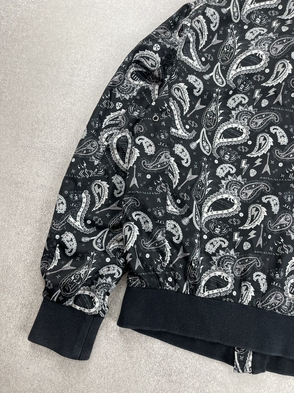 John Galliano John Galliano Kids Collection Paisley Nylon Jacket Size 16 Size US XS / EU 42 / 0 - 15 Thumbnail