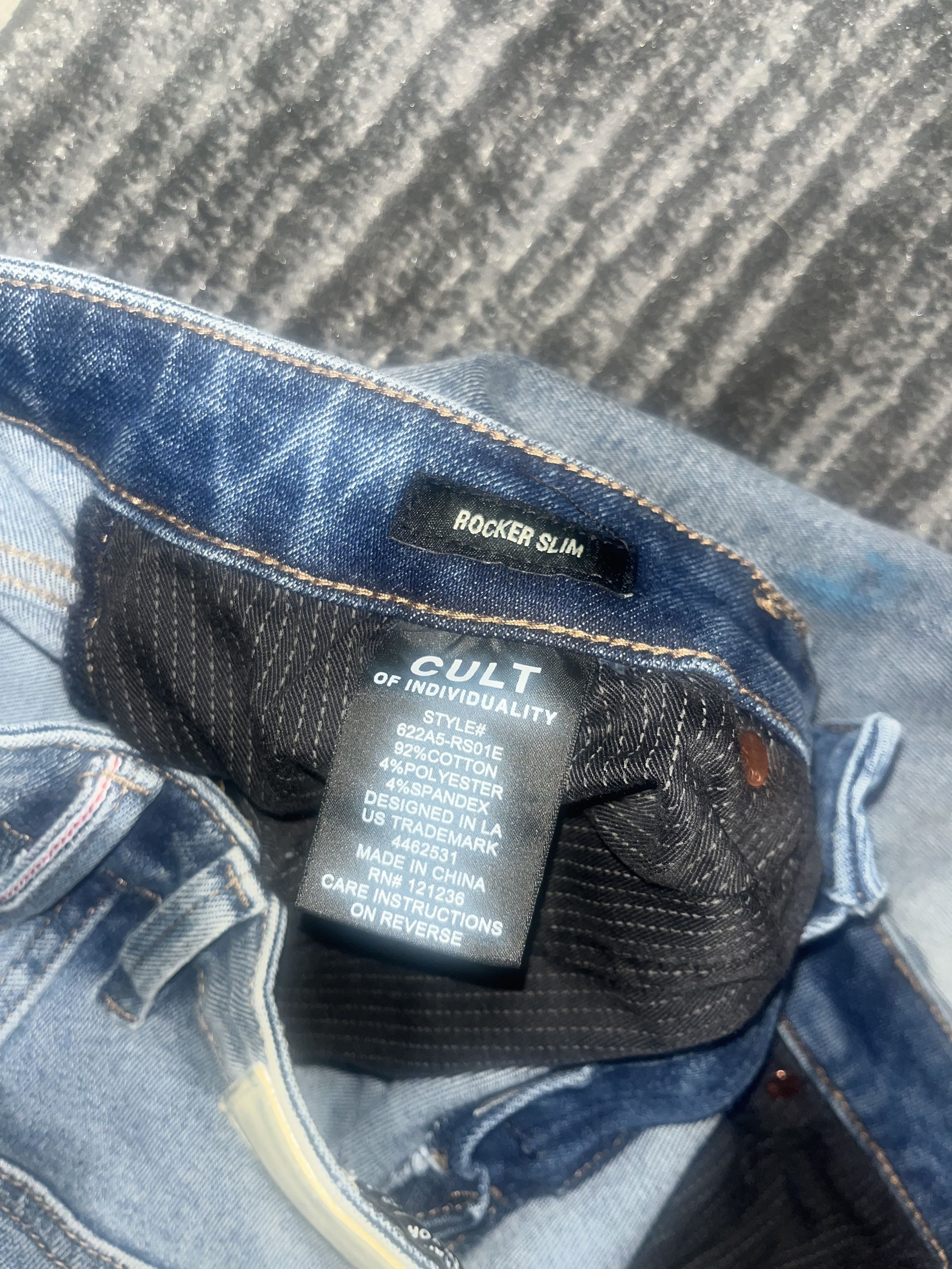 Cult Of Individuality Cult Of Individuality Rocker Slim Jeans Size US 32 / EU 48 - 3 Thumbnail
