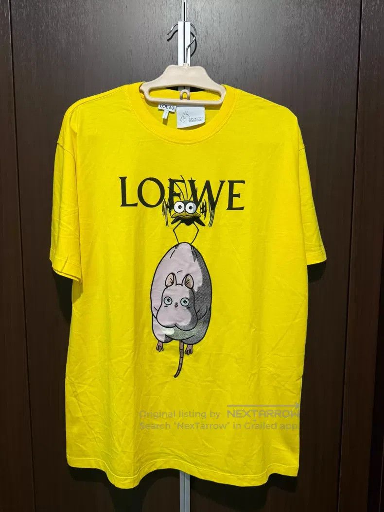 Loewe Loewe Spirited Away Collaboration T-shirt, Yellow Cartoon Size US S / EU 44-46 / 1 - 1 Thumbnail