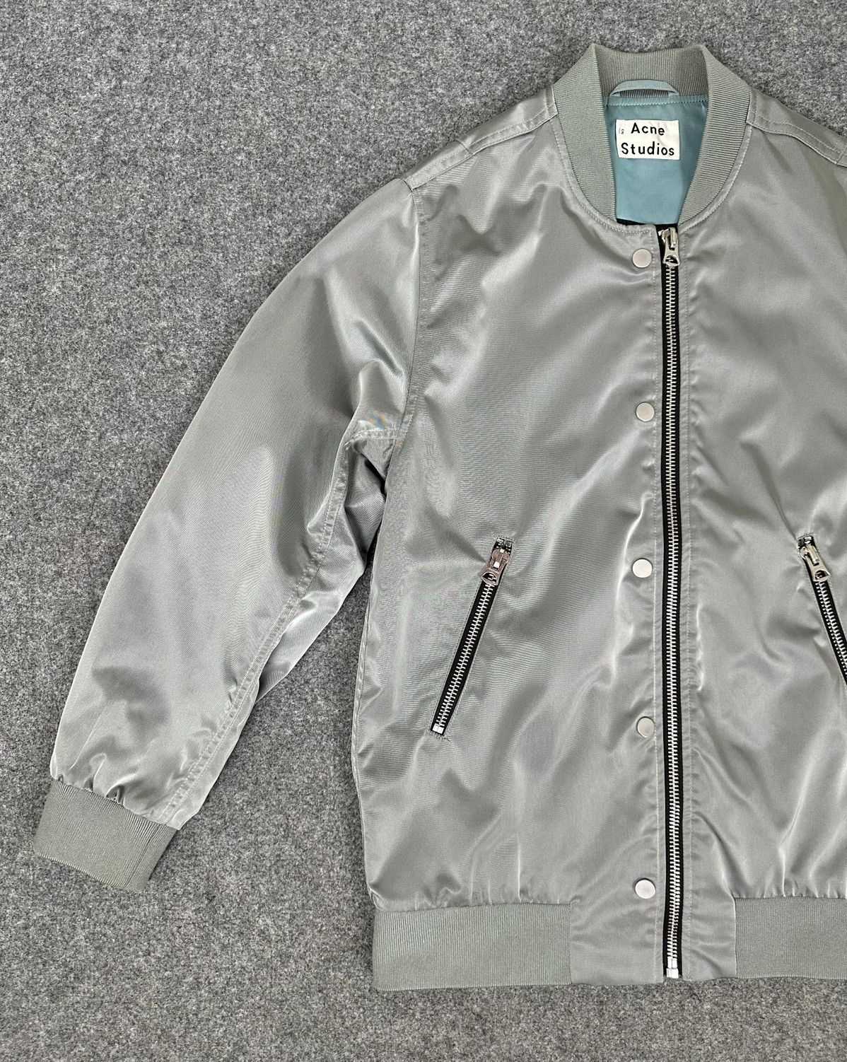 Acne Studios Acne Studios - Varden Tech S/S16 - M-A1 Bomber Jacket Size US M / EU 48-50 / 2 - 3 Thumbnail