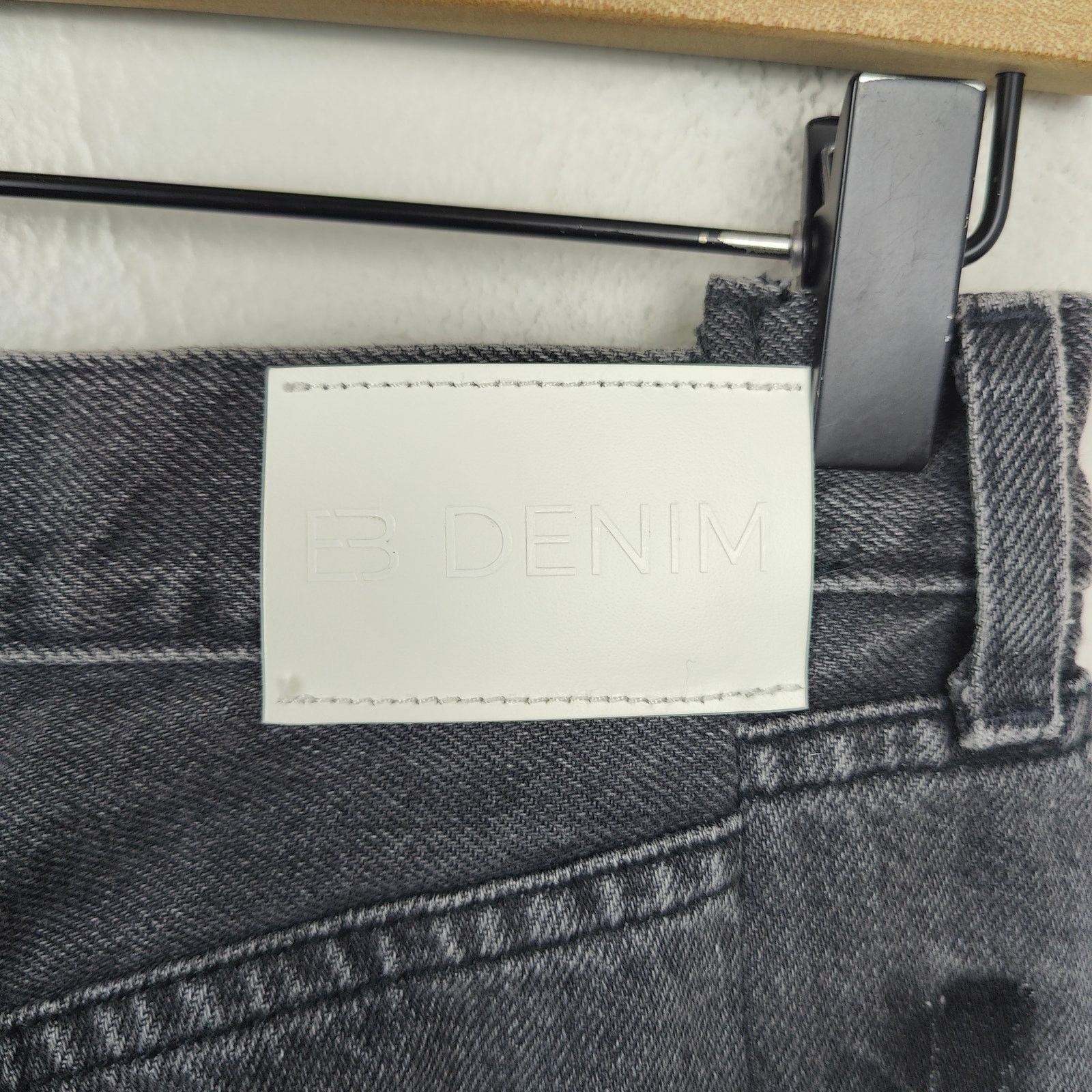EB Denim EB Denim Jeans Womens 25 Charcoal Wash Straight Leg Pieced Size 25" / US 0 / IT 36 - 6 Thumbnail