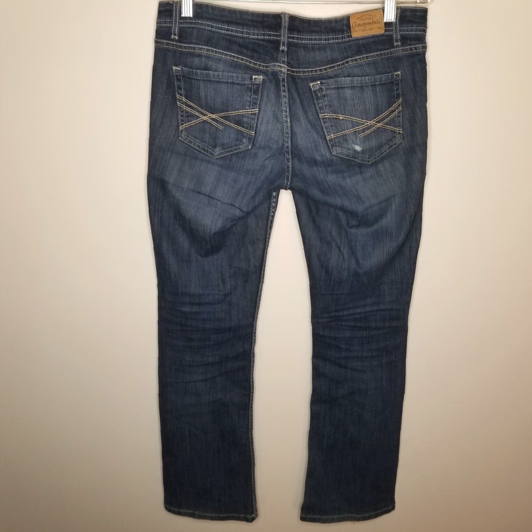 Vintage Aéropostale Jeans Bootcut Chelsea Women Size 7 Regular Blue 30" Inseam Women’s Jeans Size 28" / US 6 / IT 42 - 4 Thumbnail