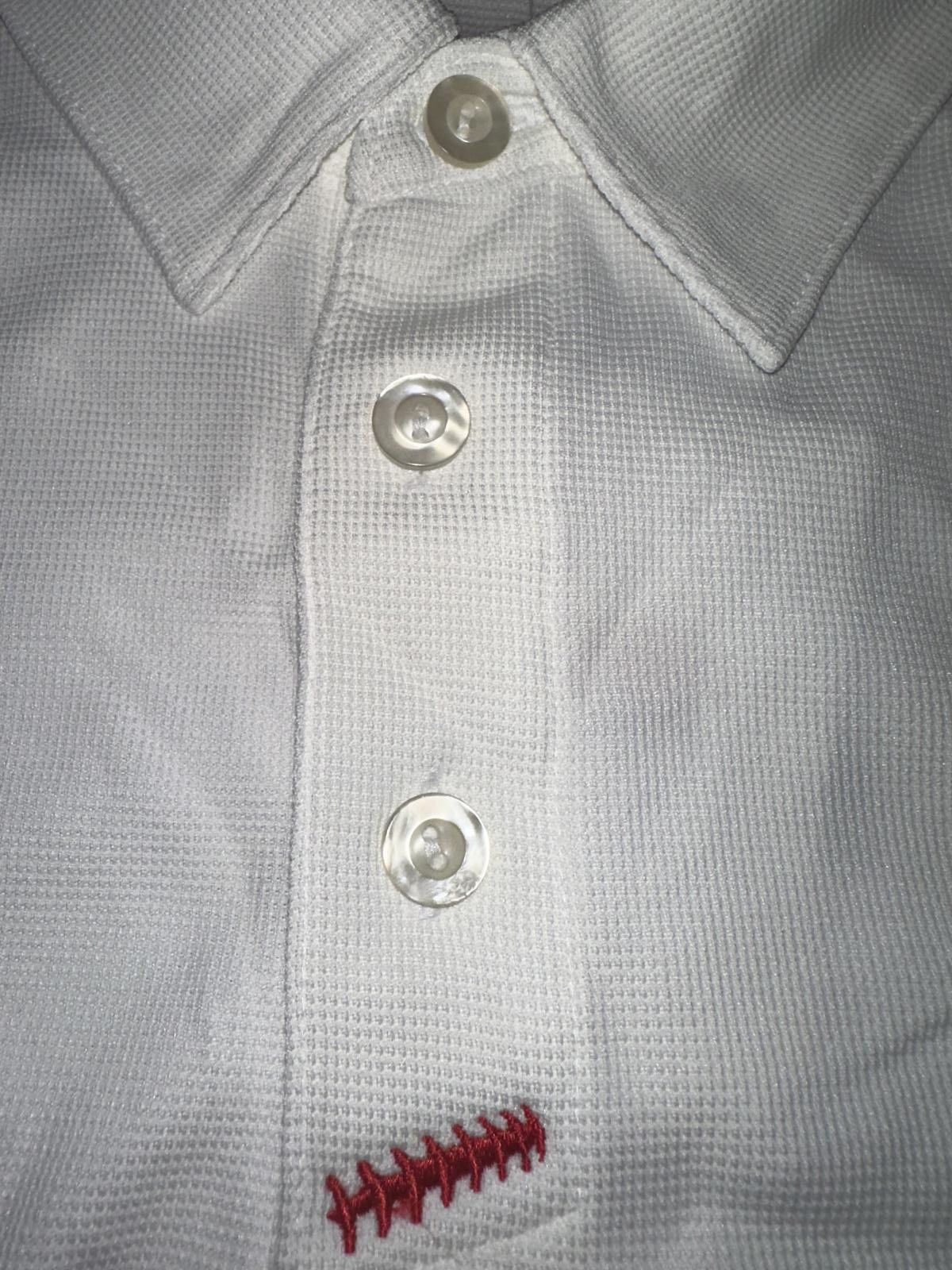Nike VINTAGE Nike Men’s Ohio State Buckeyes NikeFit Coaches Authentic Golf Polo Shirt Size US M / EU 48-50 / 2 - 6 Thumbnail