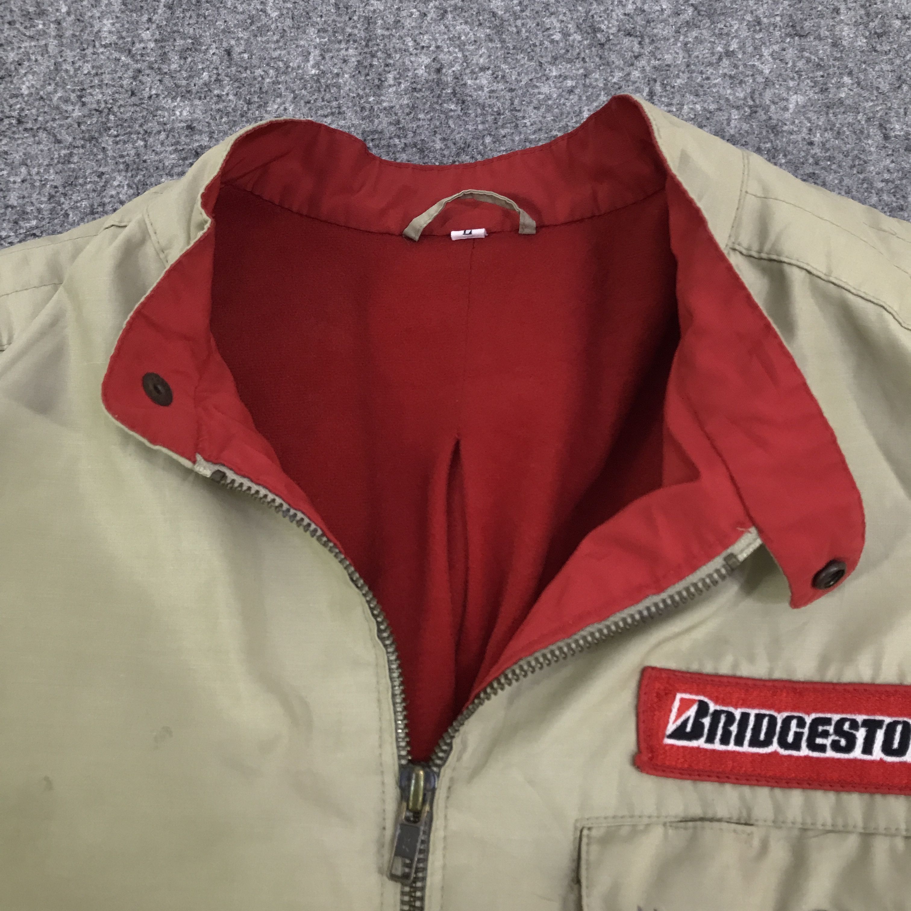 Japanese Brand Vtg Bridgestone Racing Bomber Jacket K128B1 Size US L / EU 52-54 / 3 - 5 Thumbnail