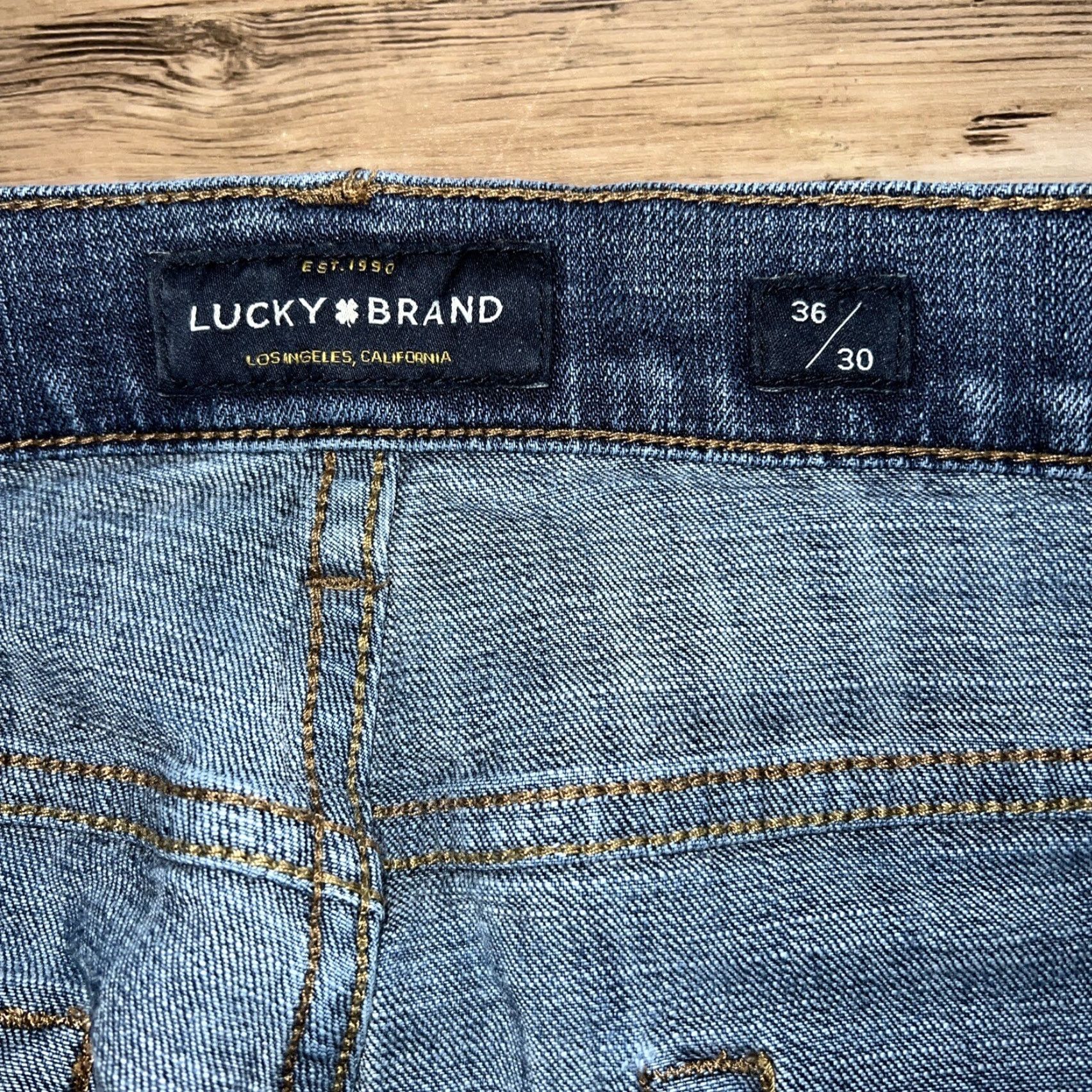 Lucky Brand Lucky Brand 221 Straight Jeans Mens 36x30 Blue Size US 36 / EU 52 - 5 Thumbnail