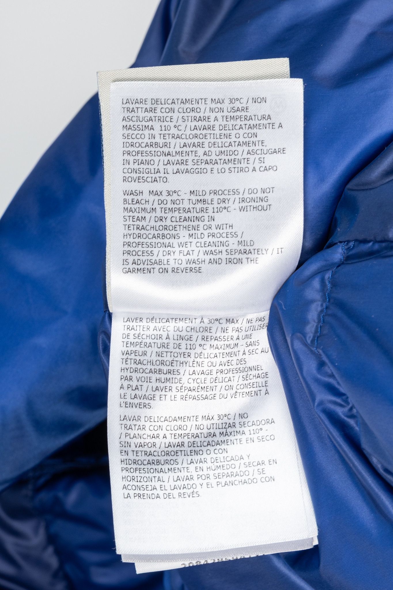 Moncler Moncler Longue Saison Agay Blue Quilted-Nylon Puffer Jacket Size US XL / EU 56 / 4 - 12 Thumbnail