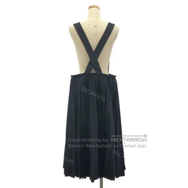 Comme des Garcons Comme Des Garcons Navy blue wool pleated halter long skirt Size S / US 4 / IT 40 - 2 Thumbnail