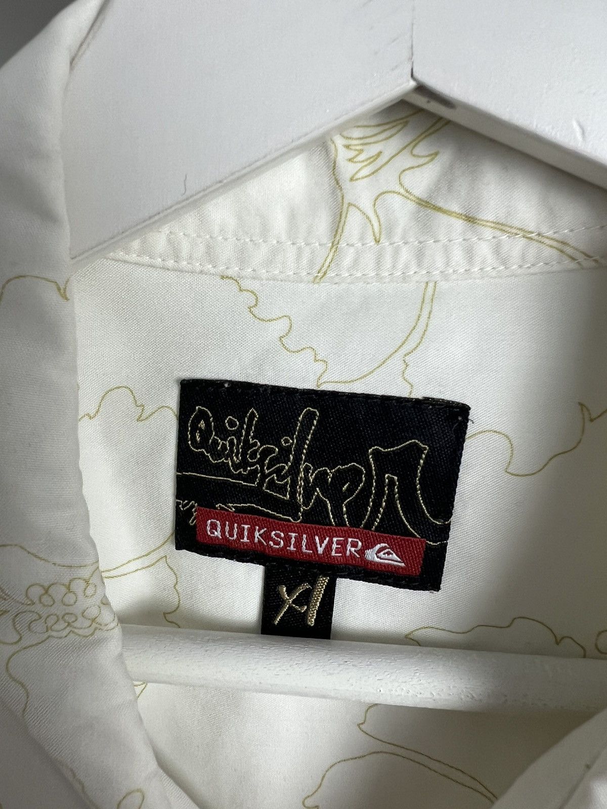 Quiksilver × Vintage Vintage Y2K Quiksilver boxy floral print shirt XL skate baggy Size US XL / EU 56 / 4 - 3 Thumbnail