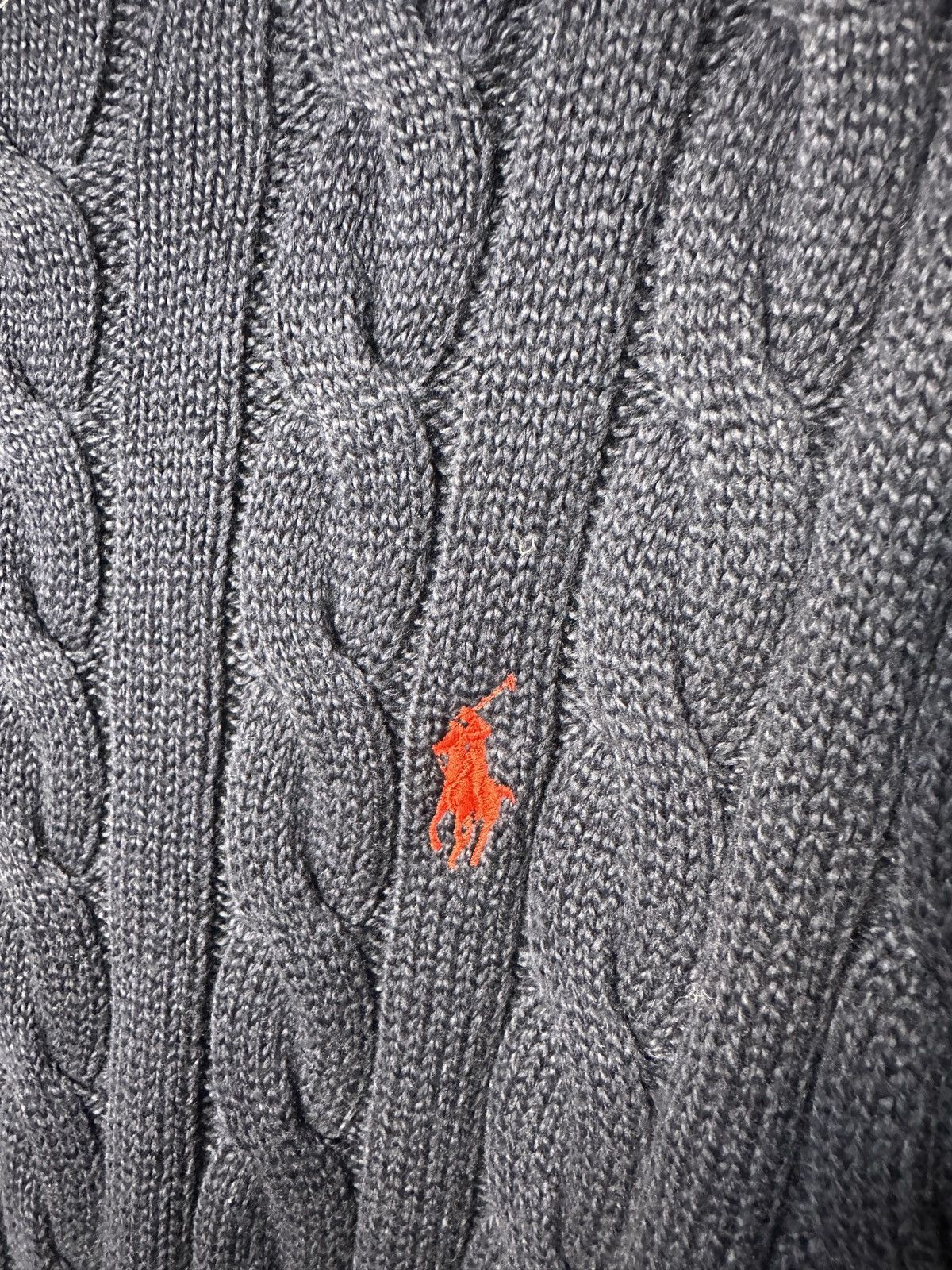 Polo Ralph Lauren × Ralph Lauren Polo Ralph Lauren Cable Knit Sweater Size US L / EU 52-54 / 3 - 3 Thumbnail