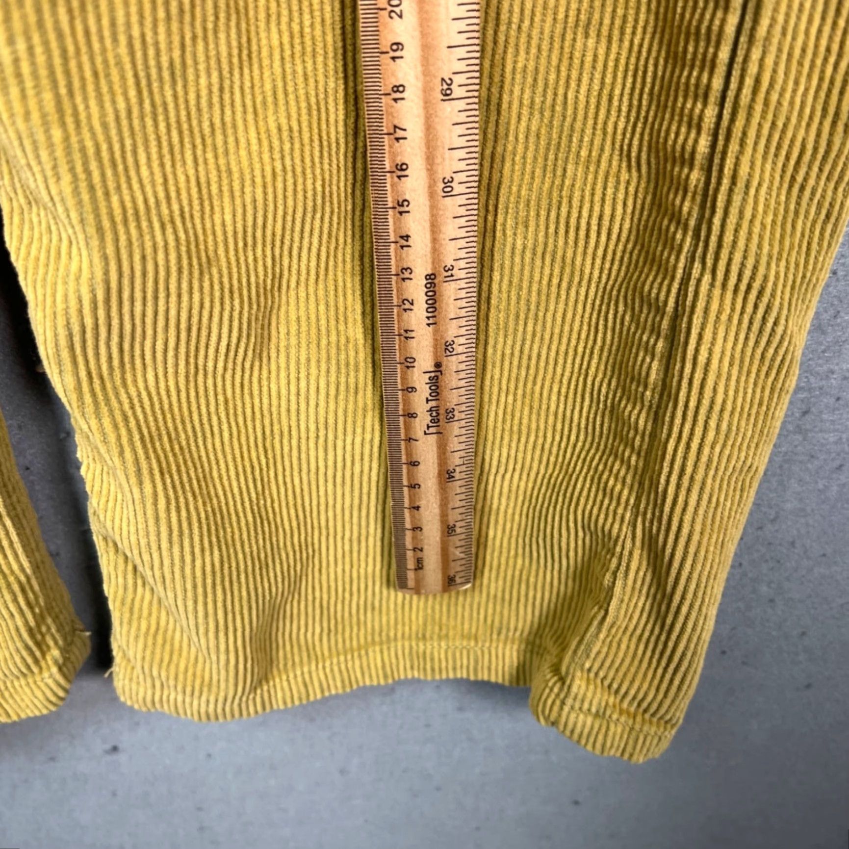 Urban Outfitters BDG Urban Outfitters Womens Pants 24 High-Wide High-Rise Corduroy Yellow Cotton Wide-Leg Pockets Womens Size 42" / US 20 - 6 Thumbnail