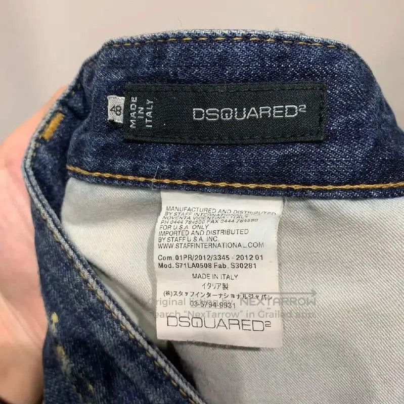 Dsquared2 DSQUARED2 Blue Denim Casual Pants for Men . Size US 34 / EU 50 - 3 Thumbnail